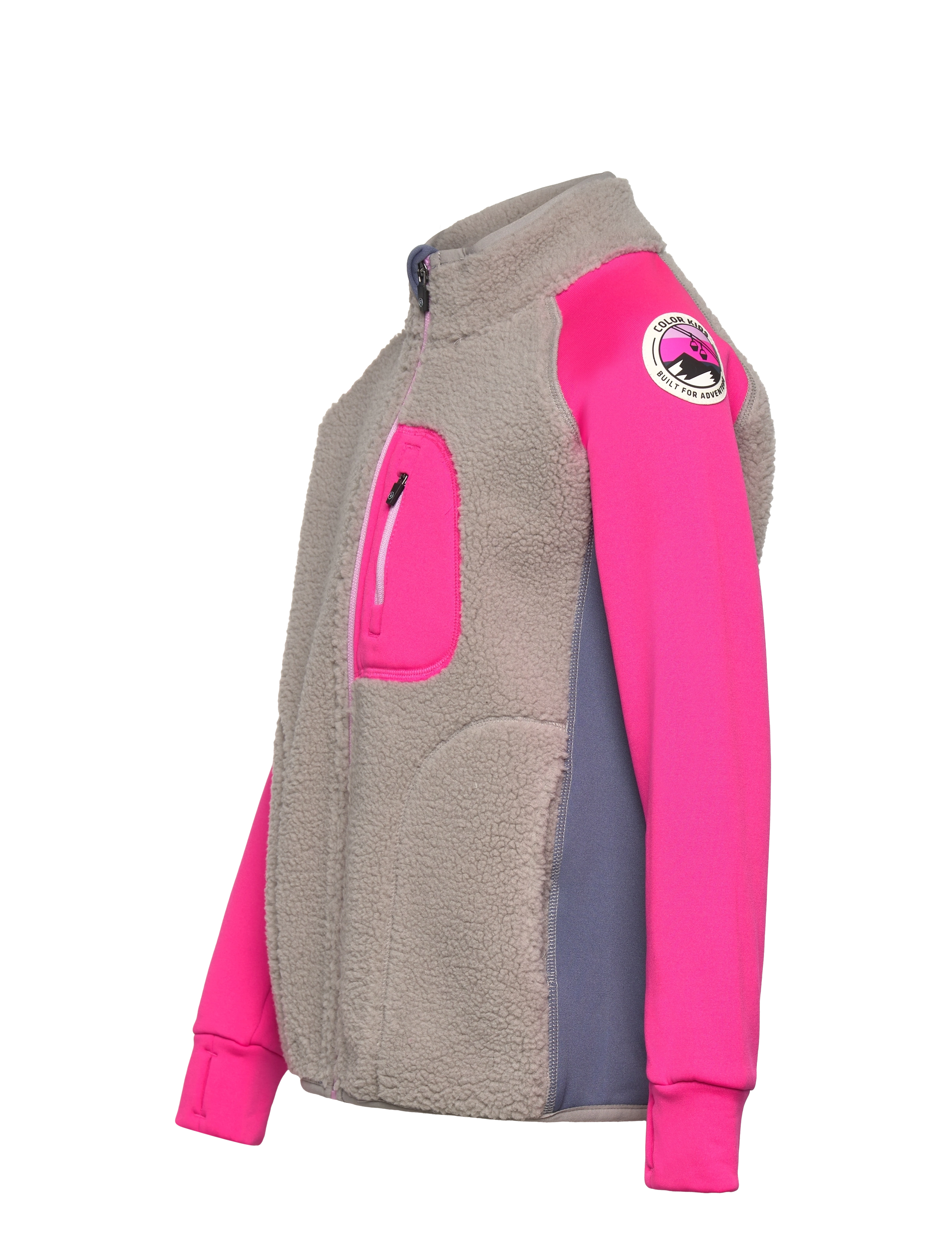 Color Kids - Fleece Jacket - pink glo - 3