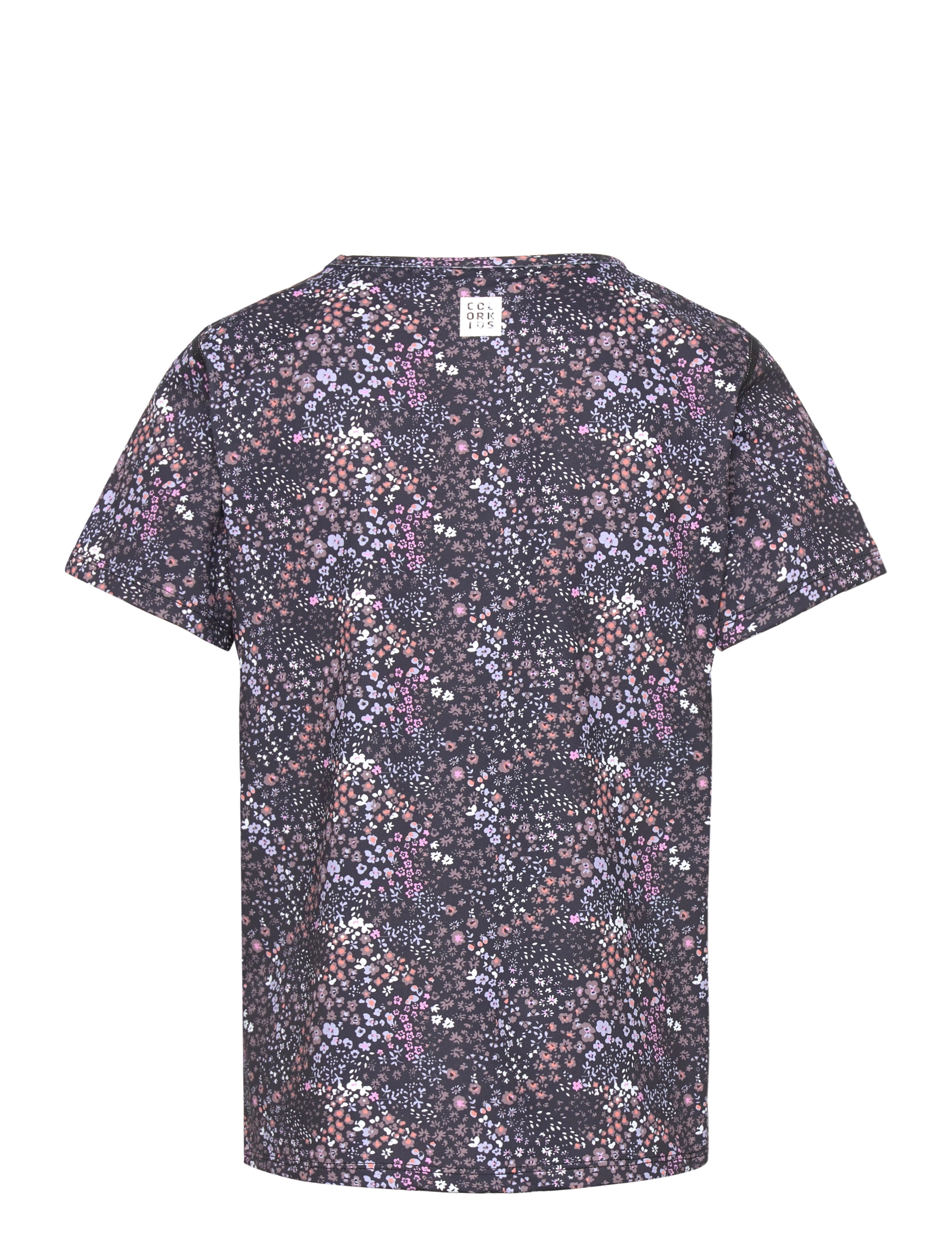 Color Kids - Sport T-shirt S/S - AOP - phantom - 1