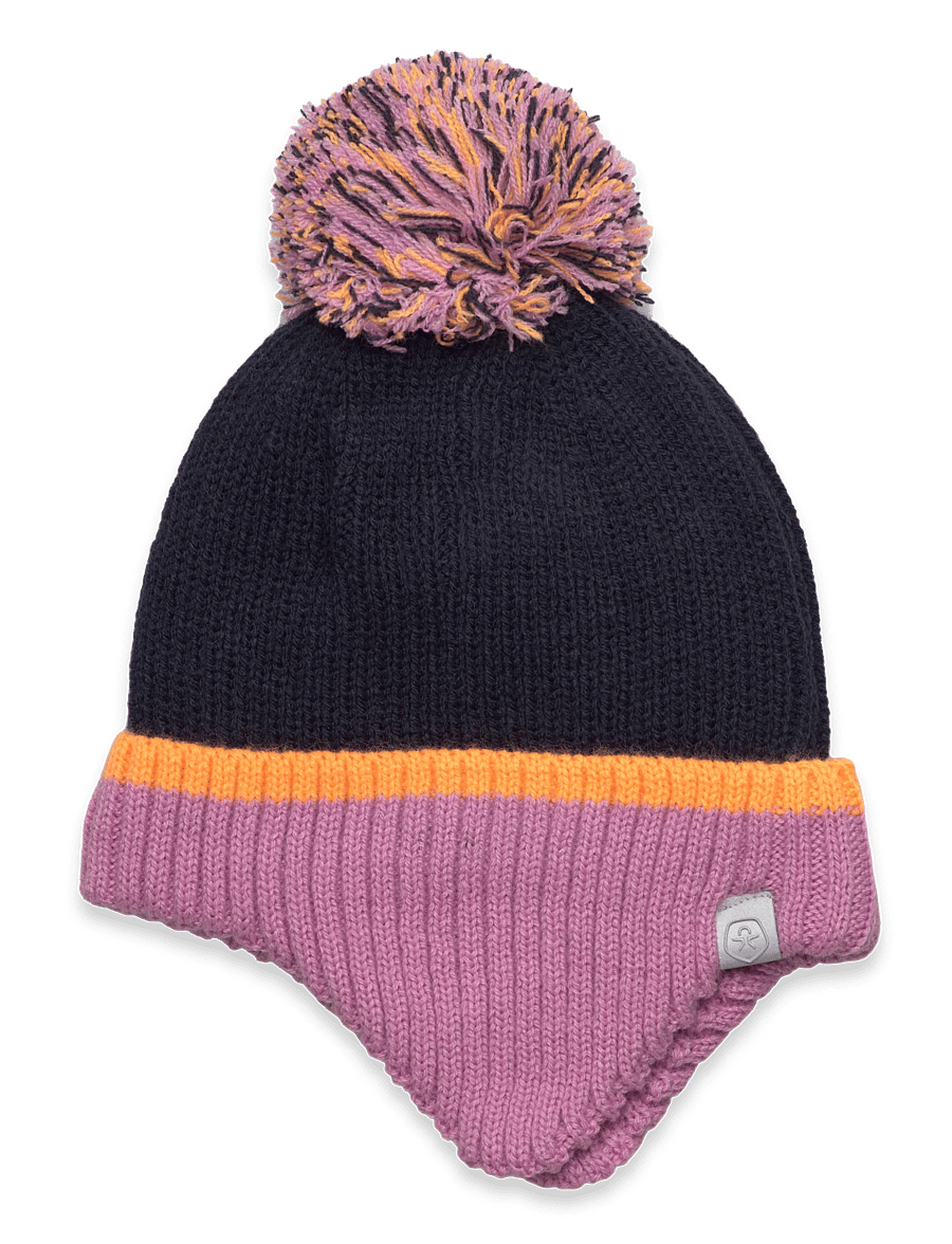 Color Kids - Baby Hat W. Windstop - winter hats - lilac chiffon - 1