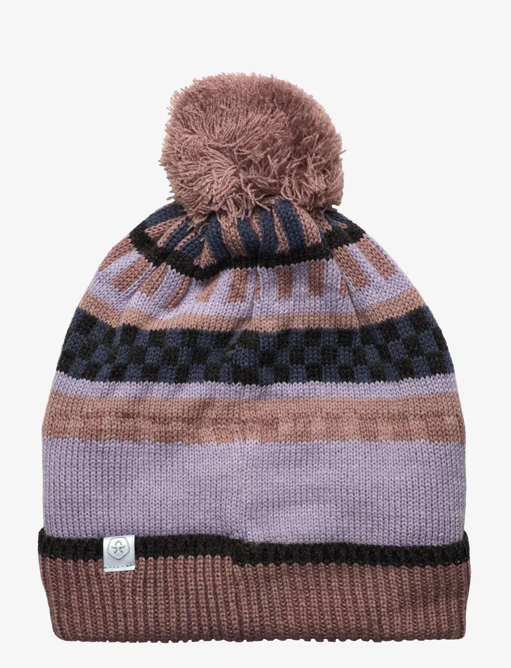 Color Kids - Beanie W. Pattern - beanies - antler - 0