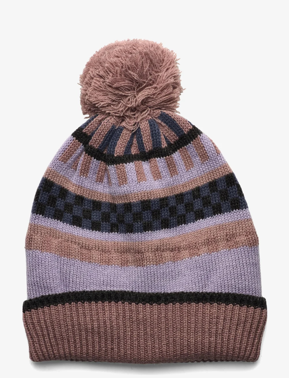 Color Kids - Beanie W. Pattern - beanies - antler - 1