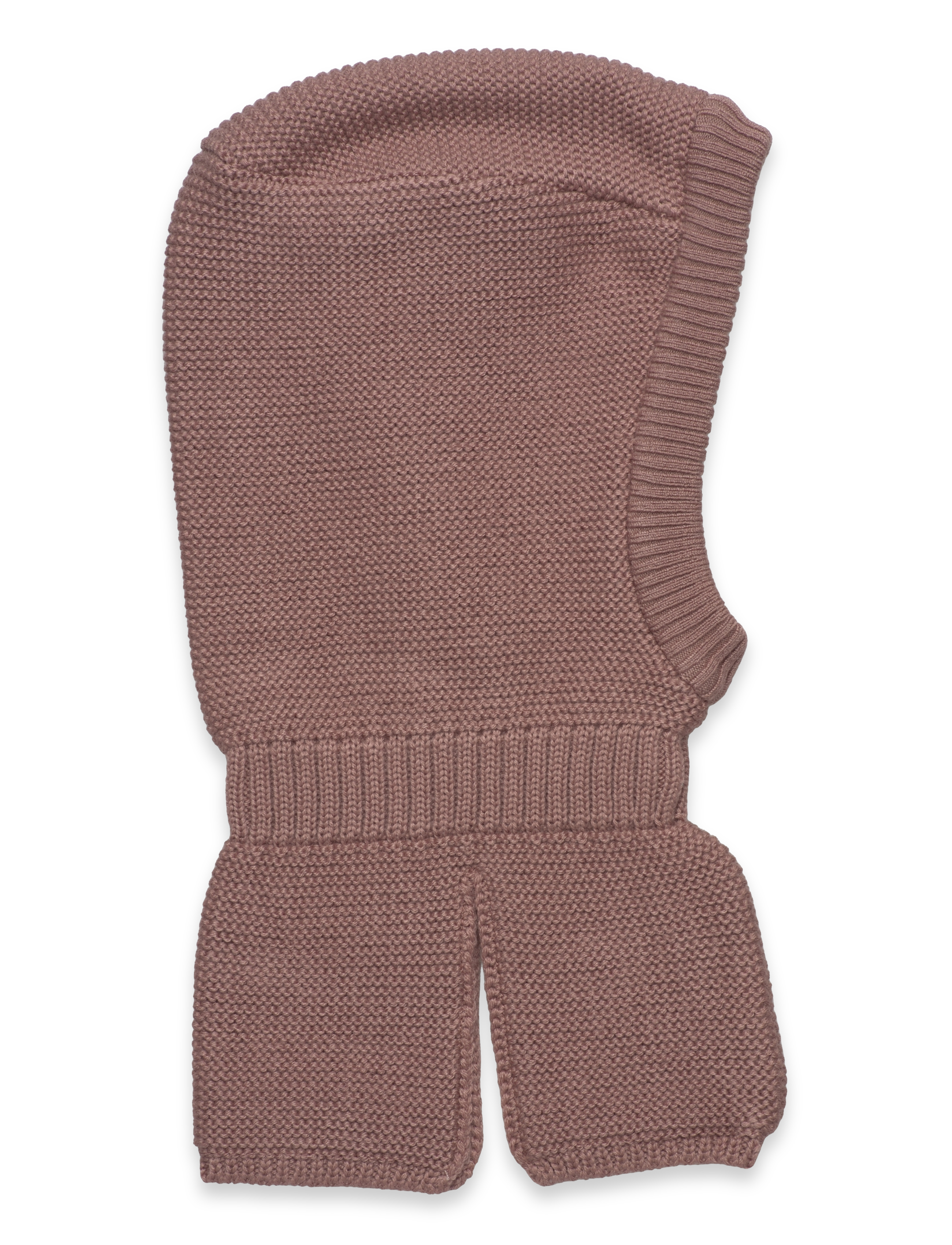 Color Kids Balaclava - Wool W. Windstop - 4 for 3 - ANTLER / pink/rose