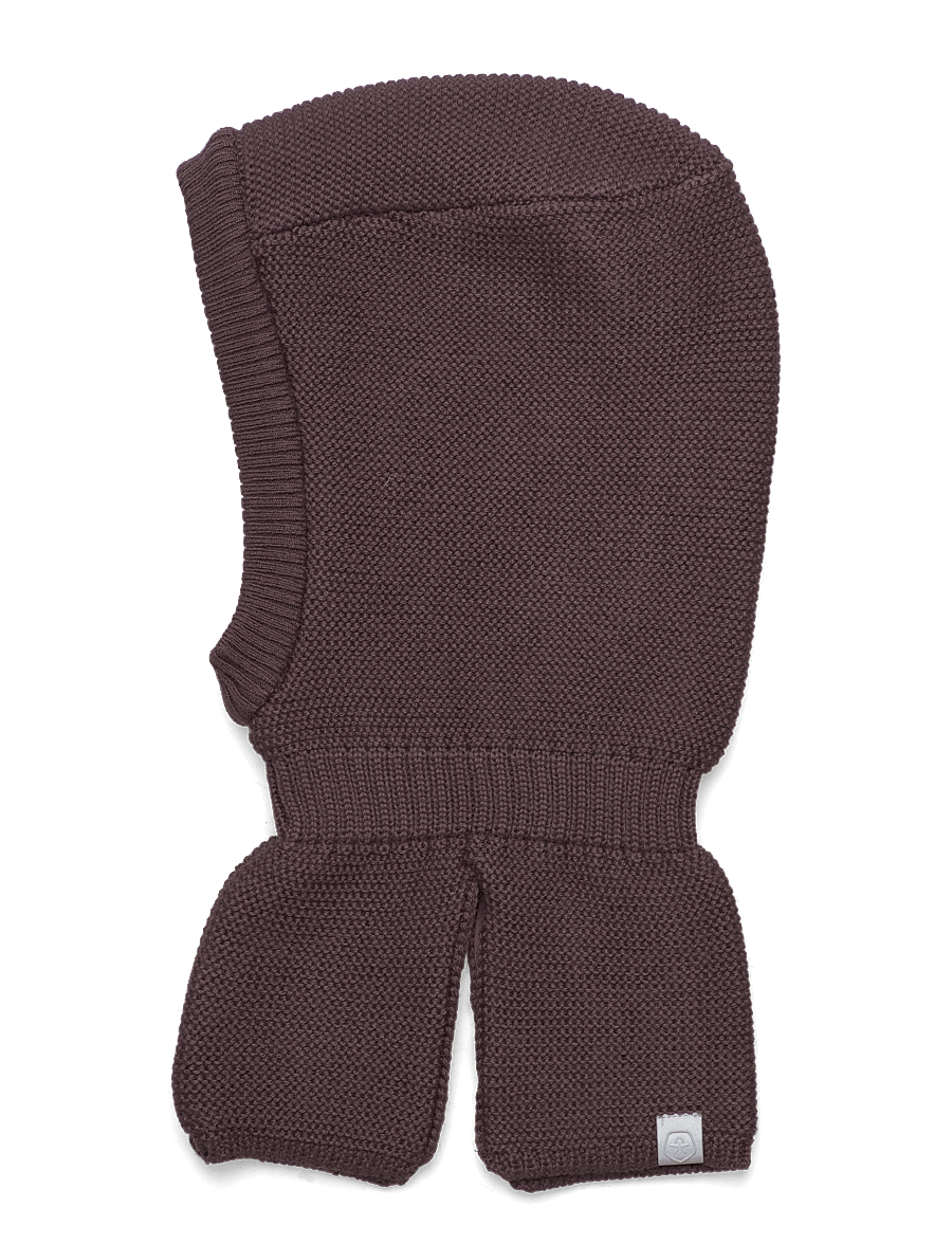 Color Kids - Balaclava - Wool W. Windstop - huer & kasketter - raisin - 1