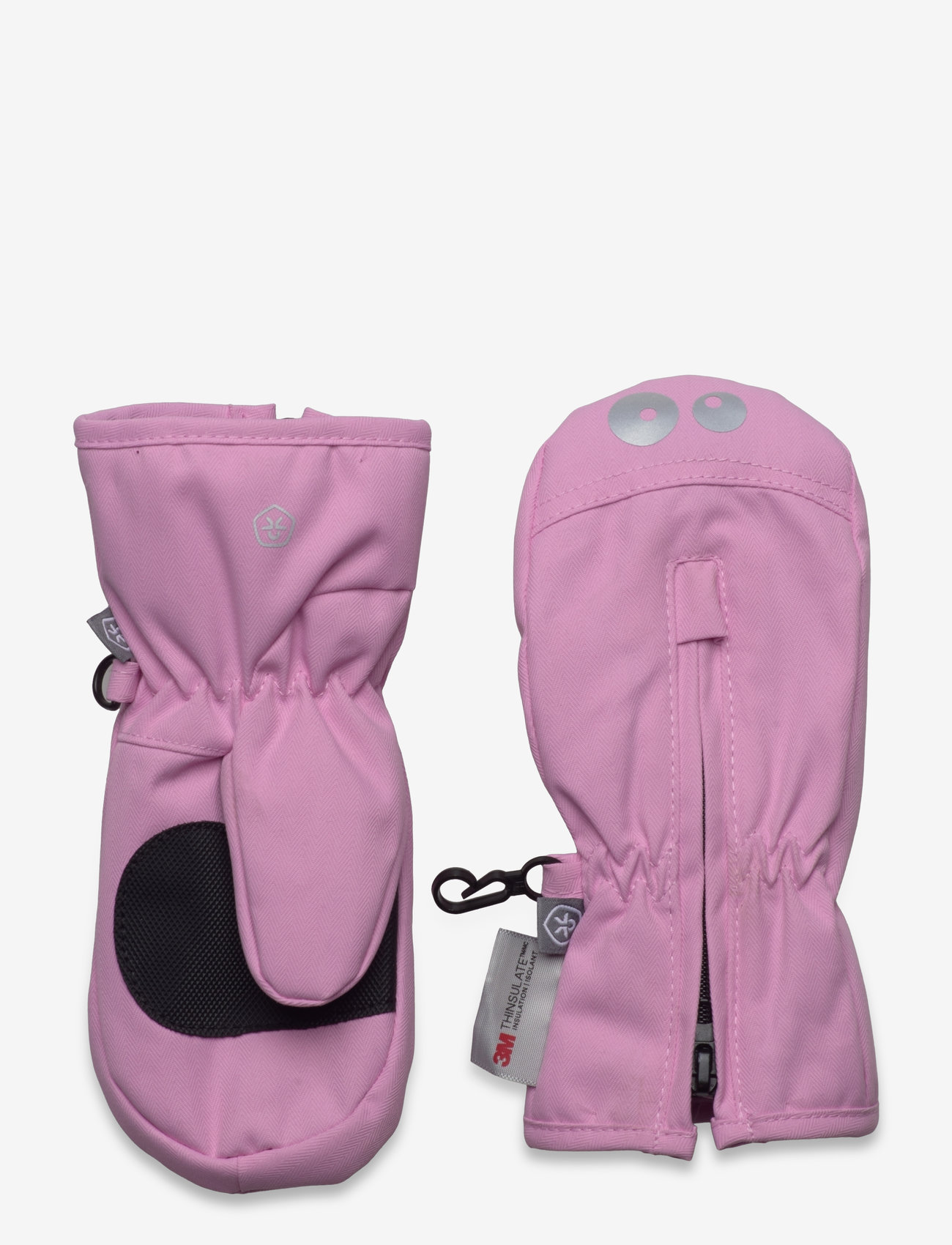 Color Kids - Mittens W. Zipper - handsker - lilac chiffon - 0