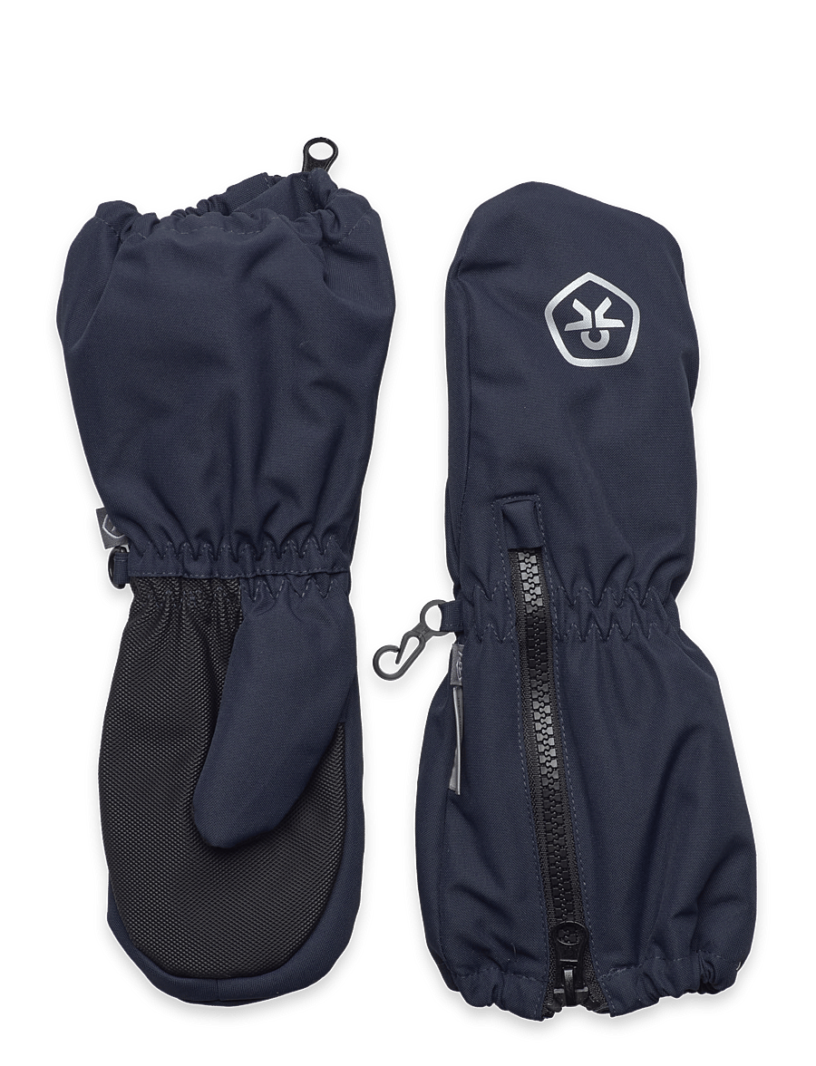 Color Kids - Mittens Long W. Zipper - kindad - total eclipse - 0