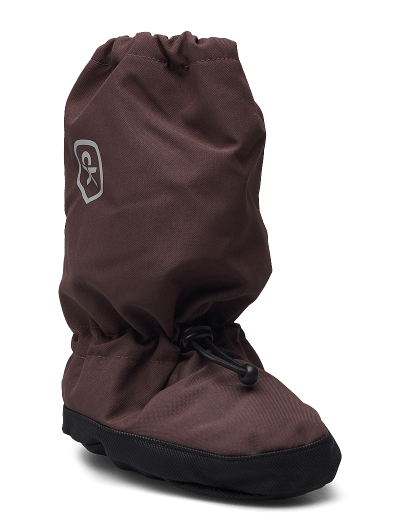 Color Kids - Footies W. Anti Slip - baby-schuhe - raisin - 0