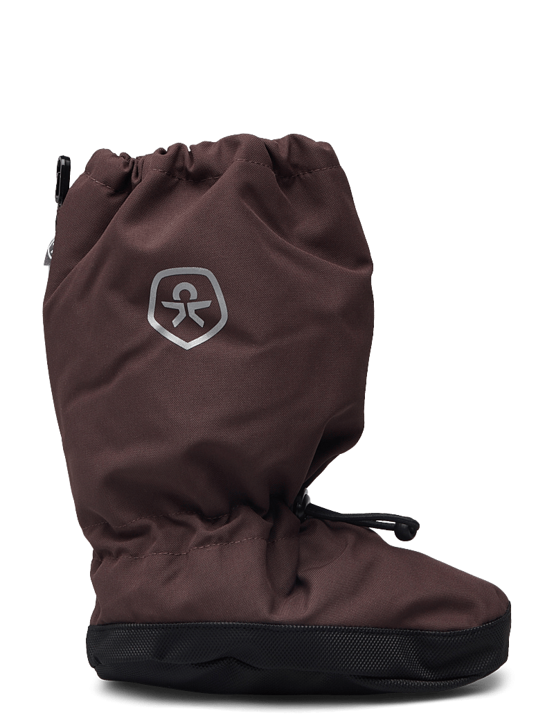 Color Kids - Footies W. Anti Slip - baby-schuhe - raisin - 1