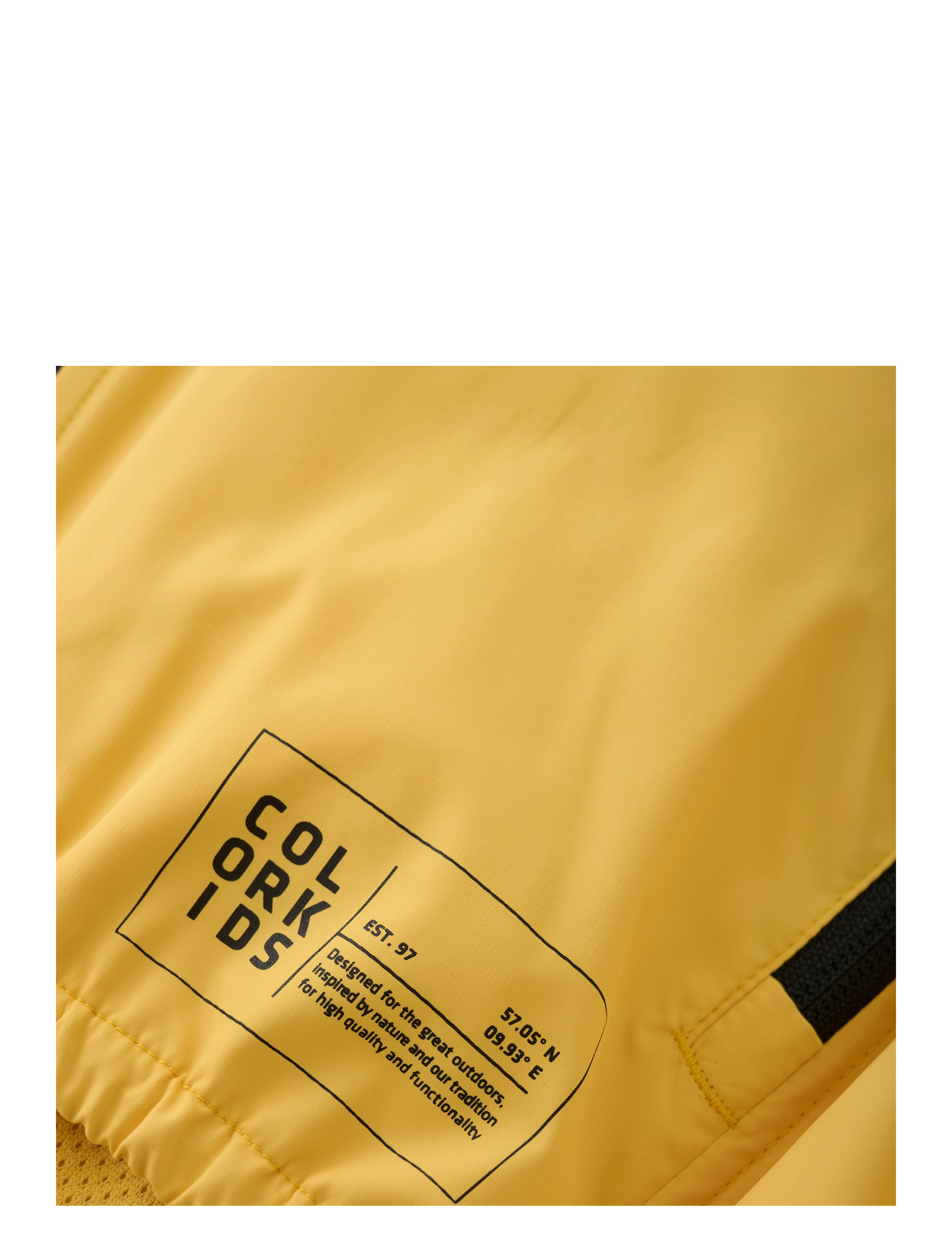 Color Kids - Jr. Windbreaker Jacket - daffodil - 2