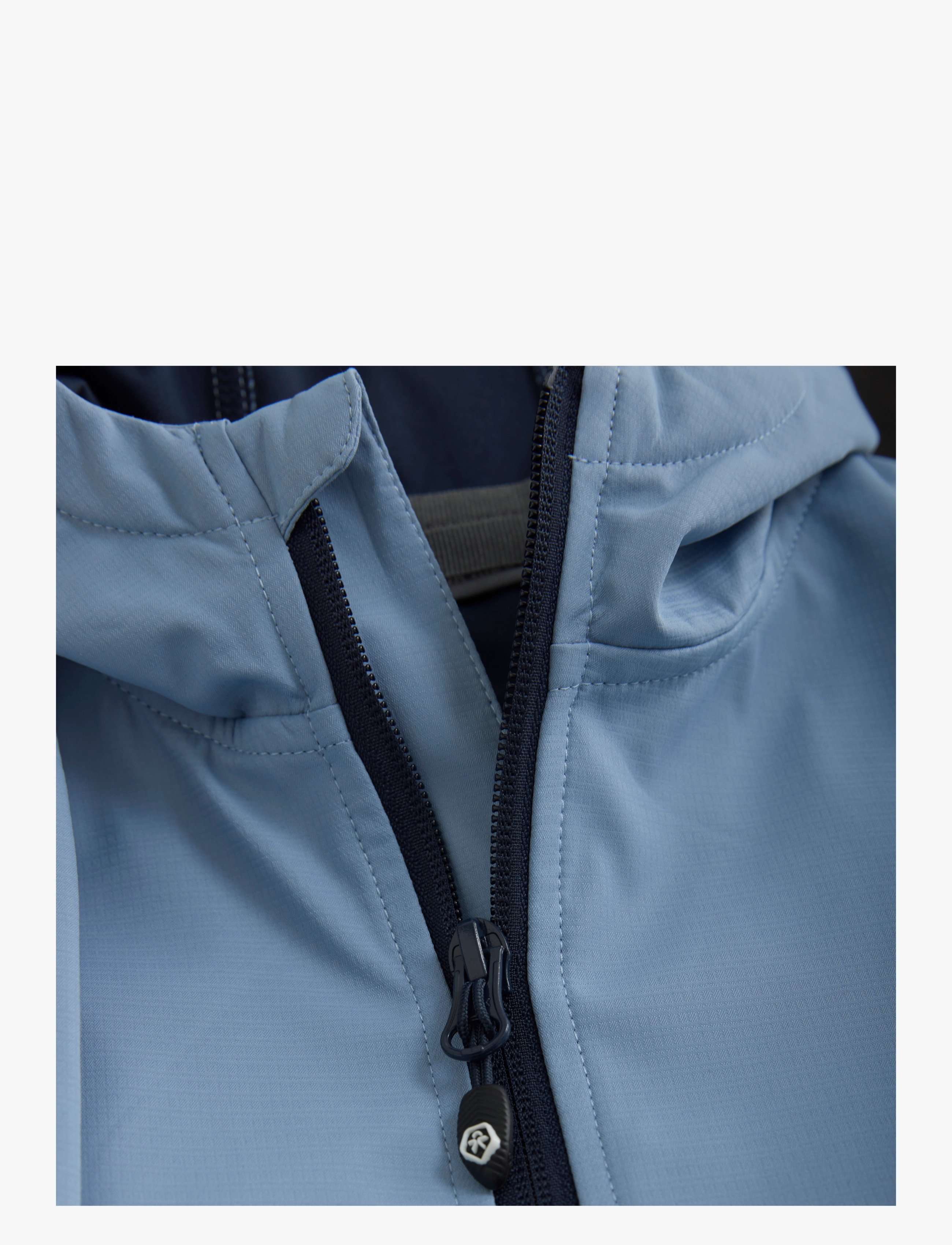 Color Kids - Softshell - Light weight - faded denim - 3