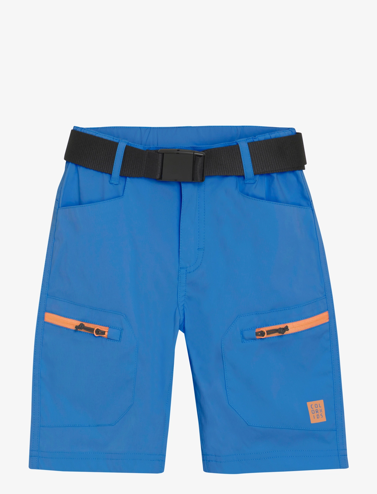 Color Kids Shorts Outdoor W. Zip Pockets - Color Kids - CAMPANULA / blue