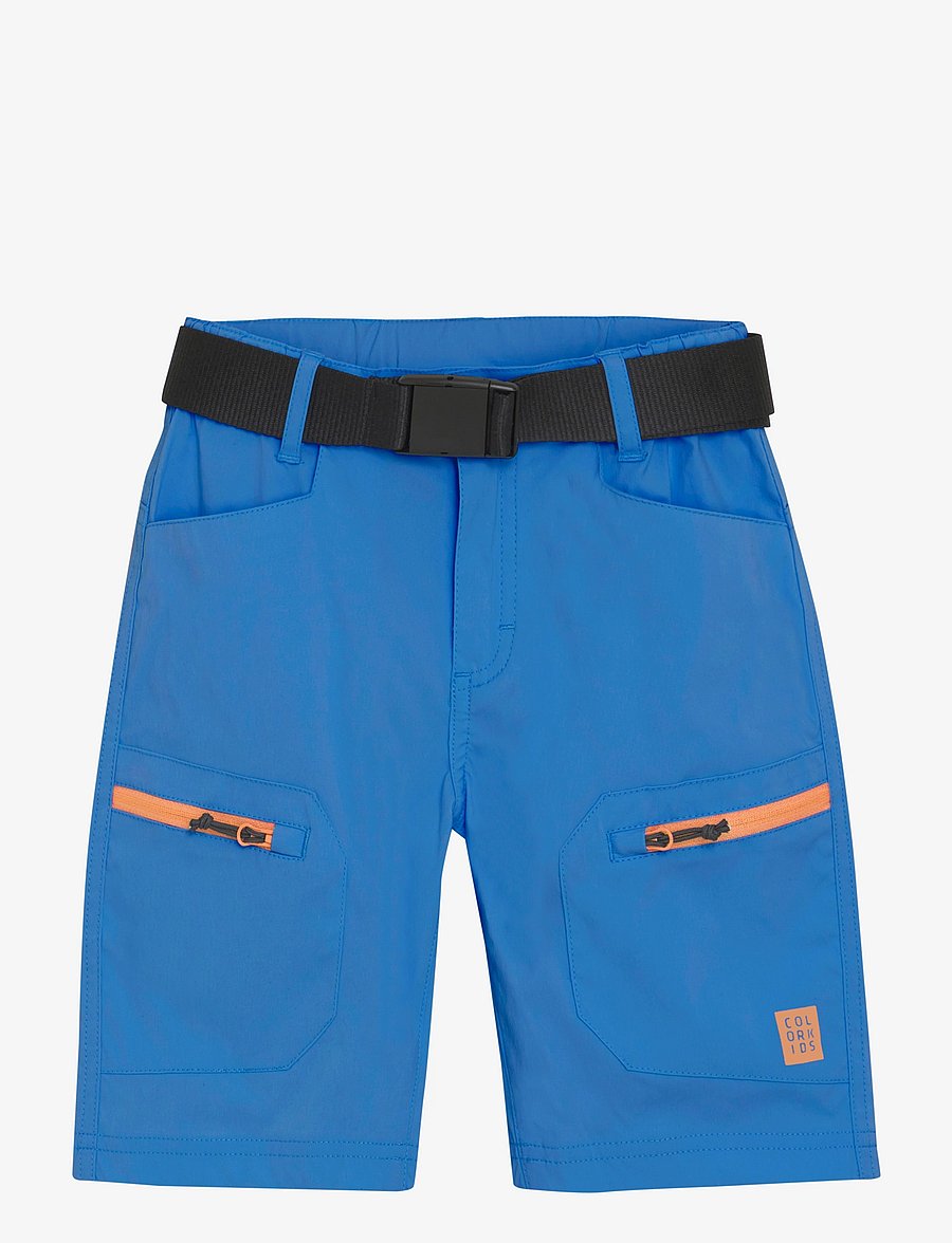 Color Kids - Shorts Outdoor W. Zip Pockets - sportsshorts - campanula - 0