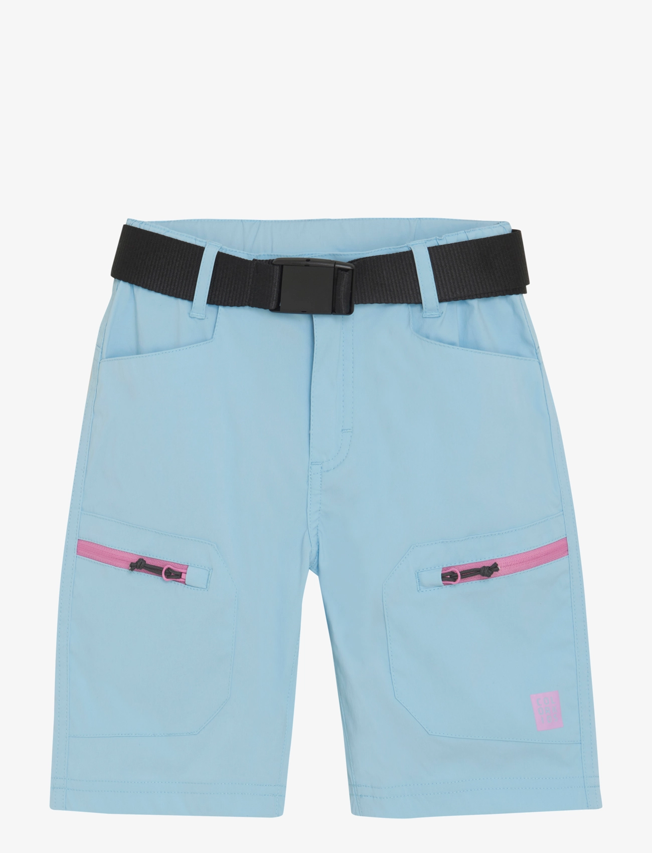 Color Kids Shorts Outdoor W. Zip Pockets, 122, Shorts, Blau - Sweat Kinder