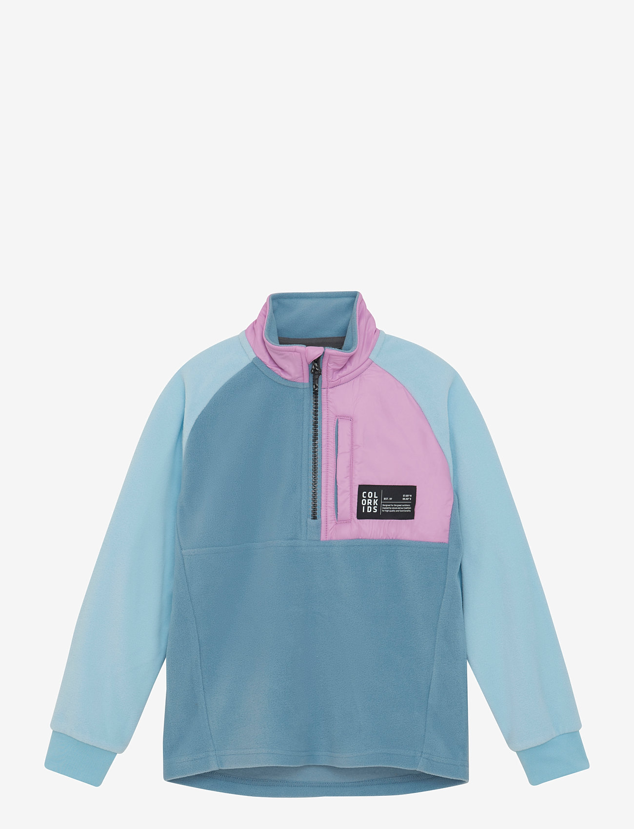 Color Kids - Fleece Jacket - Anorak - faded denim - 0