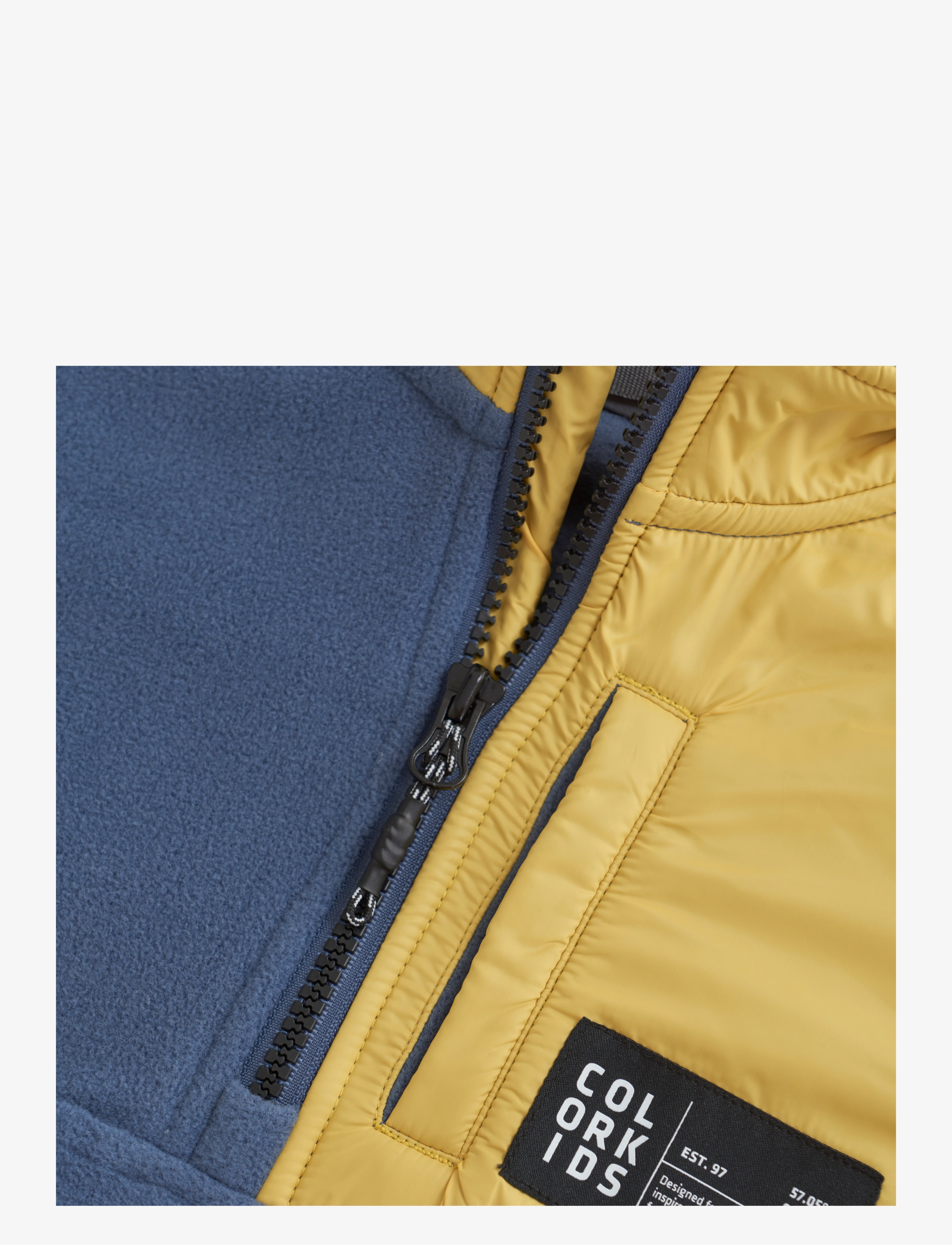 Color Kids - Fleece Jacket - Anorak - vintage indigo - 3