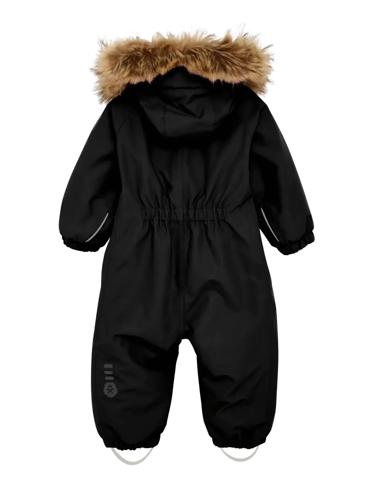Color Kids - Baby Coverall W. Fake Fur - vêtements d'extérieur - black - 1