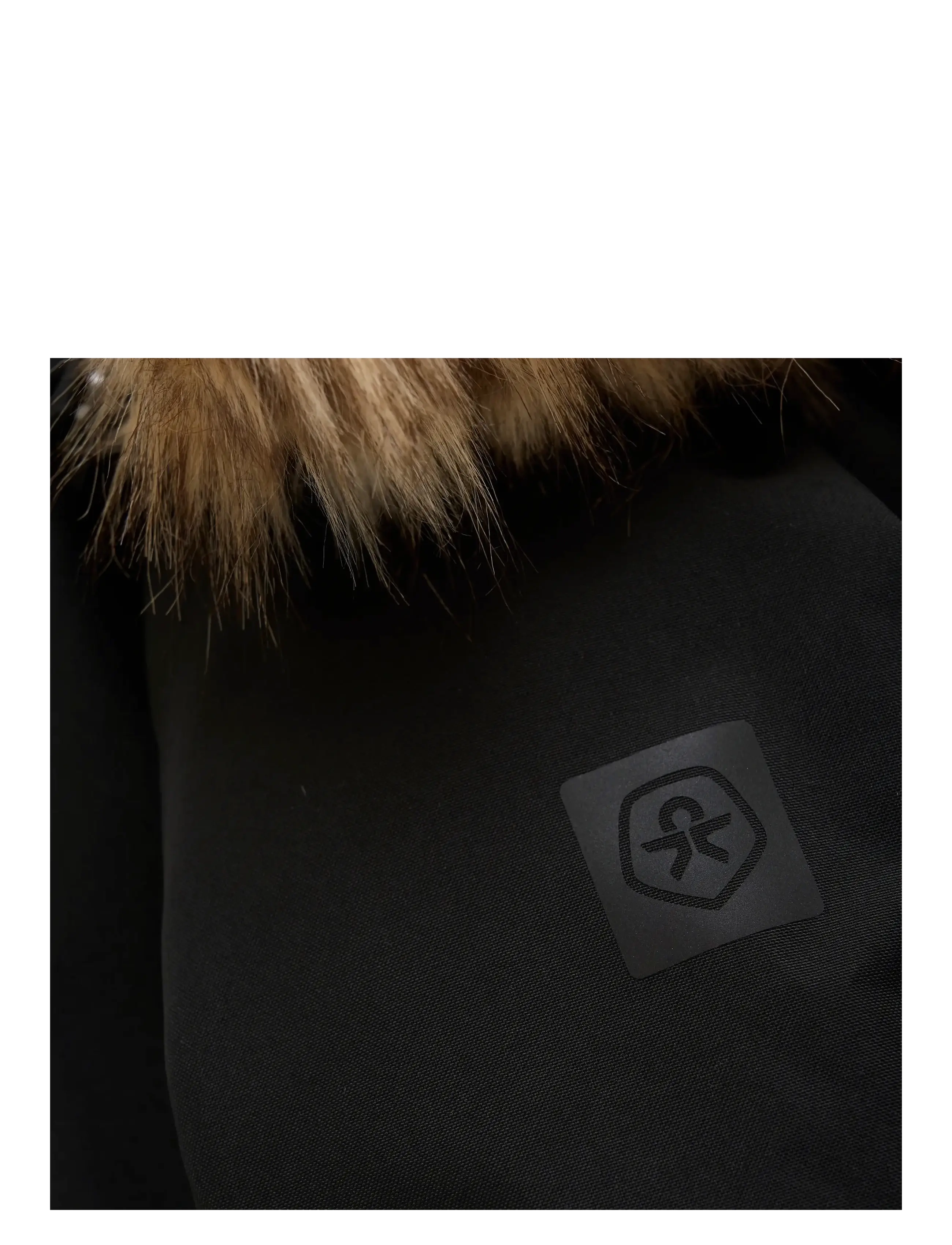 Color Kids - Baby Coverall W. Fake Fur - vêtements d'extérieur - black - 2