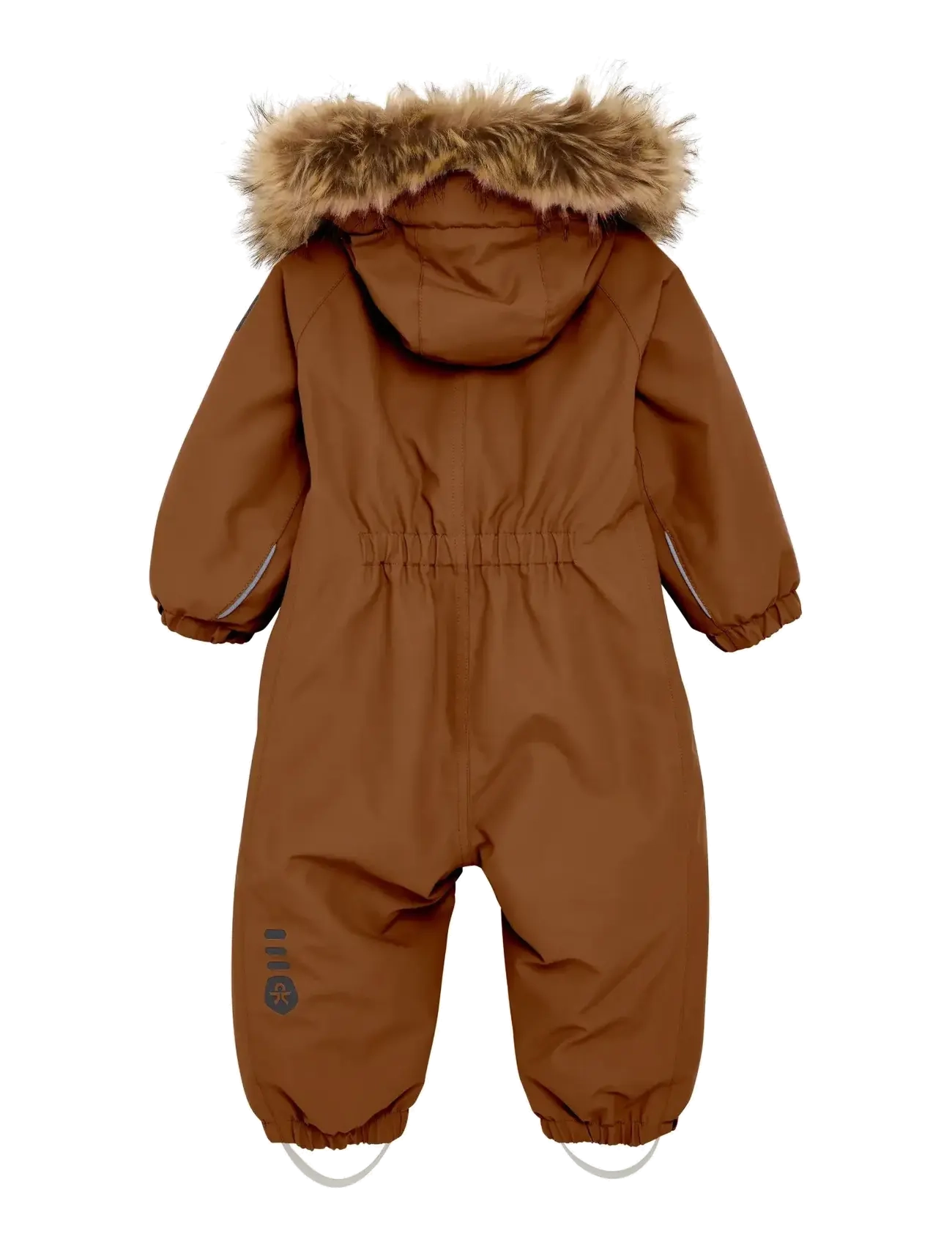 Color Kids - Baby Coverall W. Fake Fur - vêtements d'extérieur - nuthatch - 1