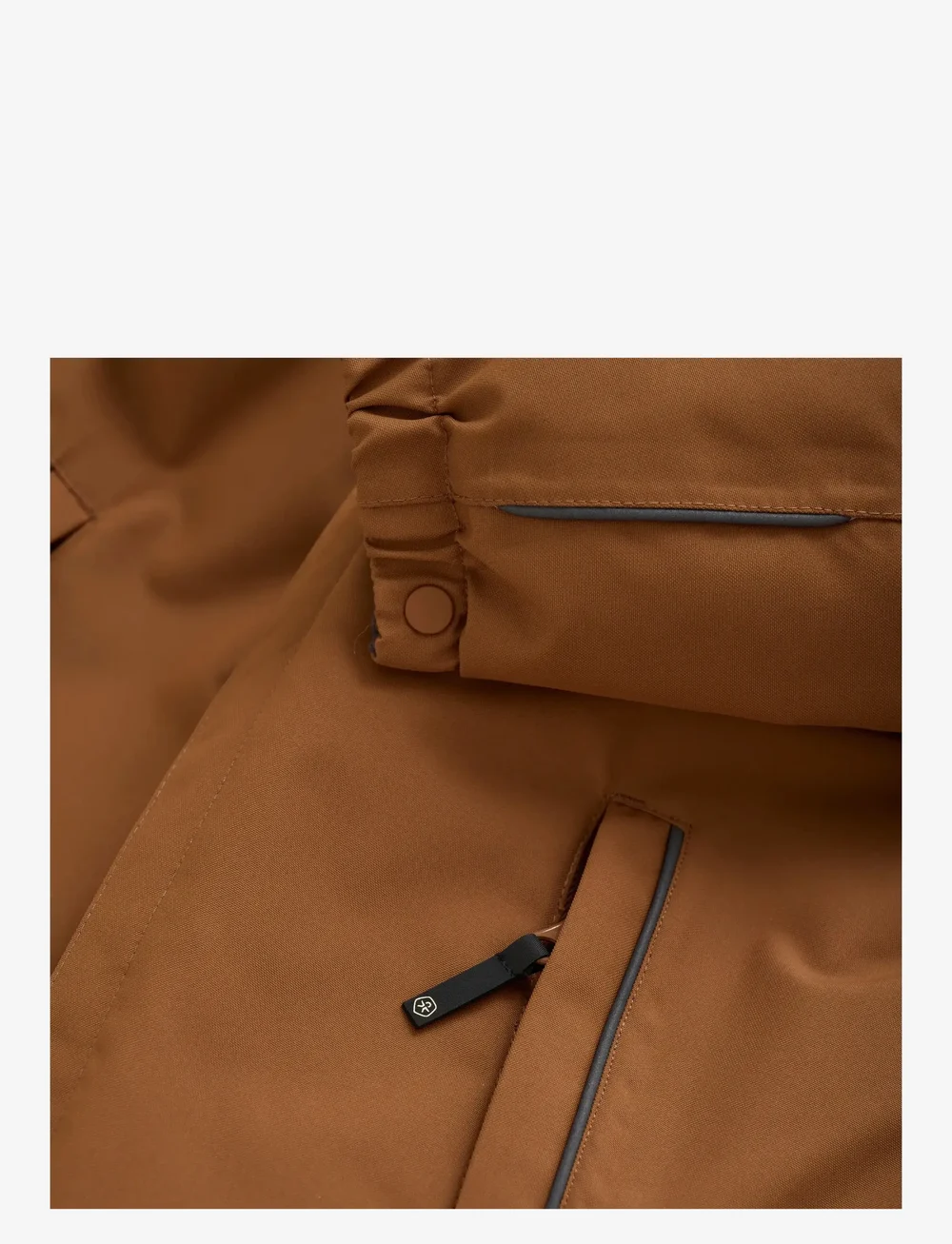 Color Kids - Baby Coverall W. Fake Fur - outdoor - nuthatch - 2