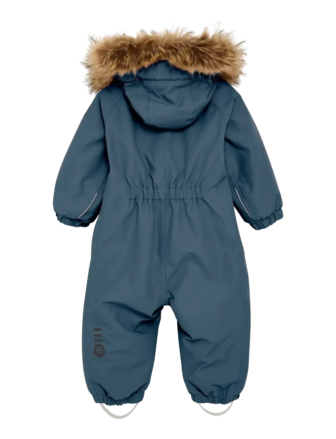 Color Kids - Baby Coverall W. Fake Fur - ytterkläder - stormy weather - 1