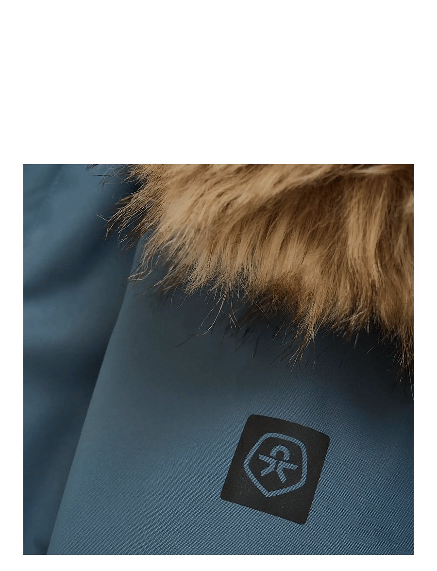 Color Kids - Baby Coverall W. Fake Fur - ytterkläder - stormy weather - 2