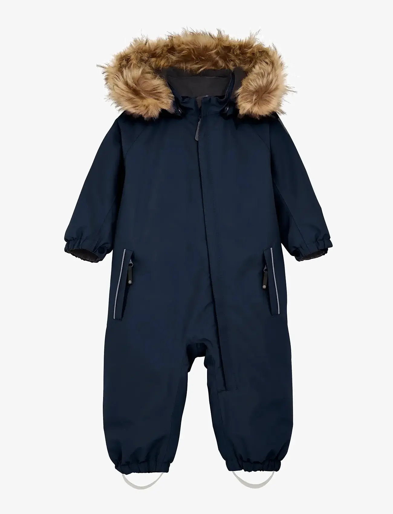 Color Kids - Baby Coverall W. Fake Fur - Õueriided - total eclipse - 0