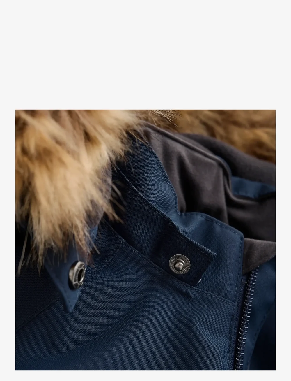 Color Kids - Baby Coverall W. Fake Fur - outdoor - total eclipse - 3