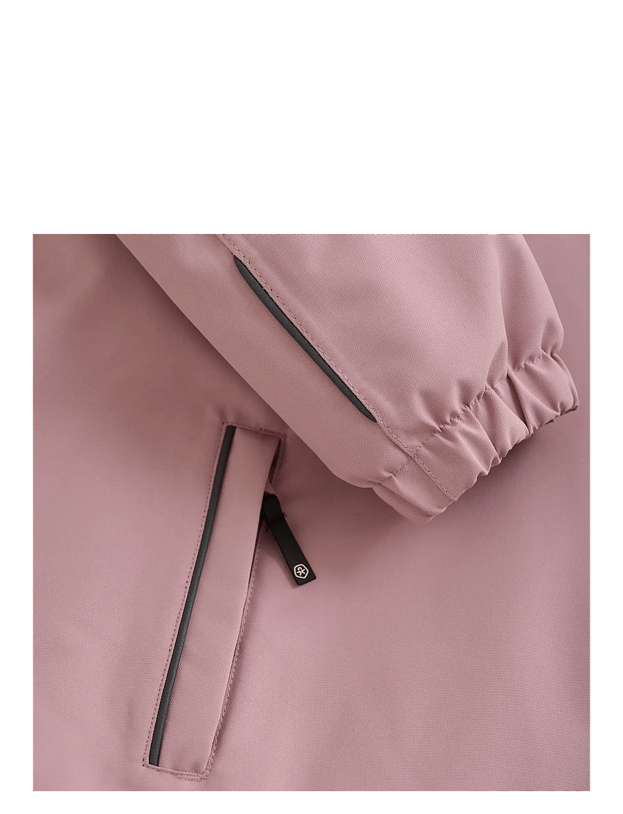 Color Kids - Baby Coverall W. Fake Fur - vêtements d'extérieur - woodrose - 2