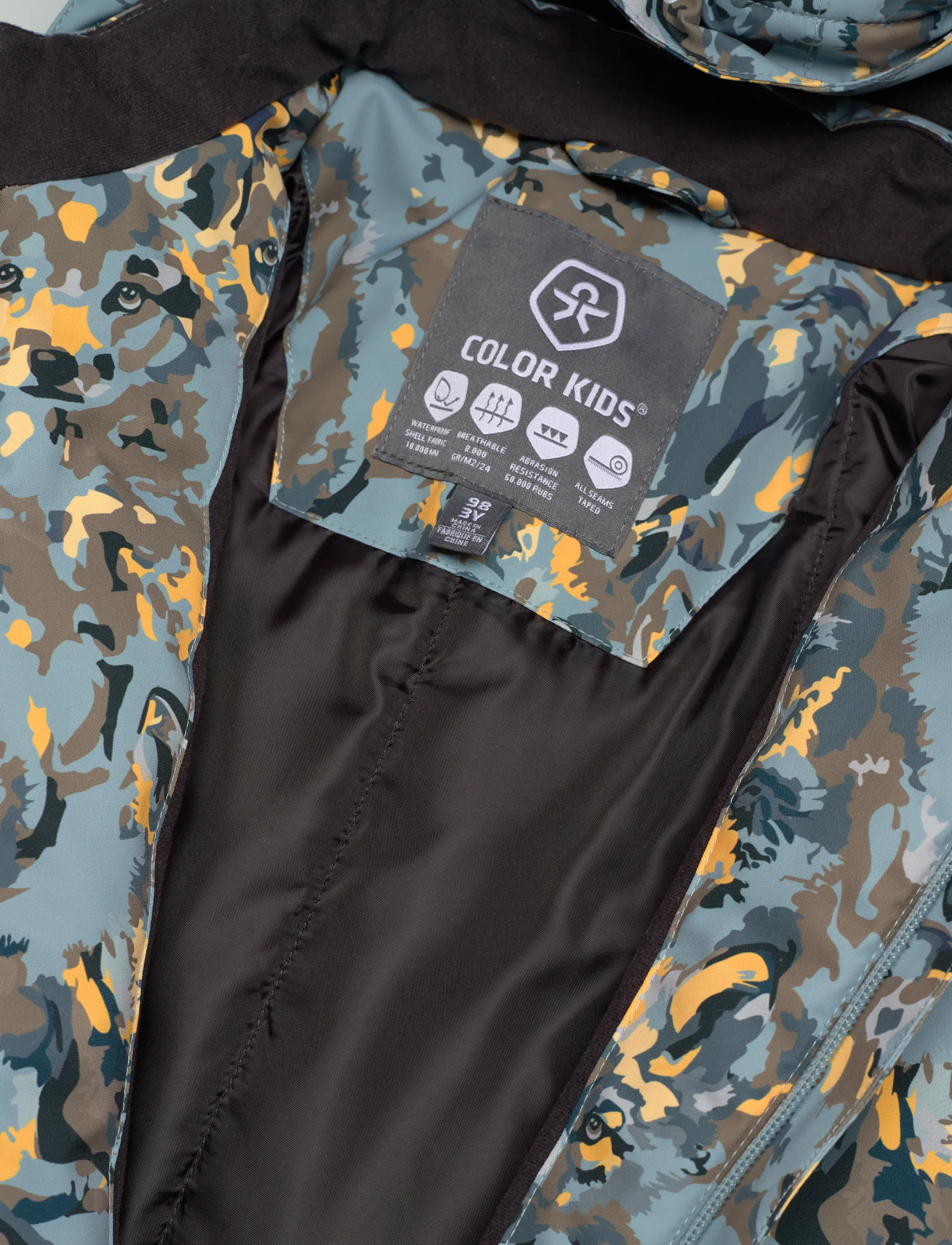 Color Kids - Baby Coverall - AOP - regndragter - arona - 2