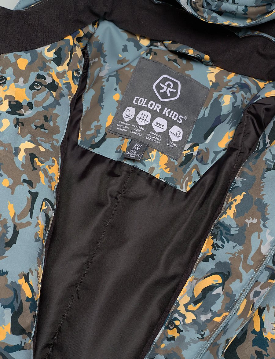 Color Kids - Baby Coverall - AOP - regndragter - arona - 2