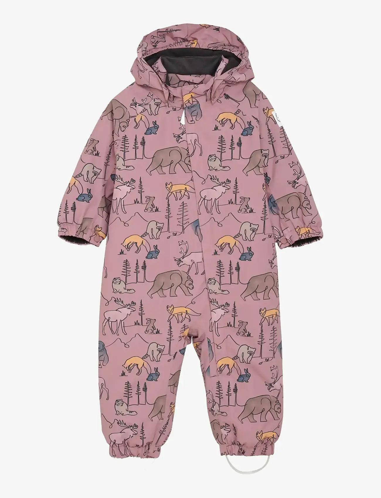 Color Kids - Baby Coverall - AOP - regenschutzanzüge - woodrose - 0