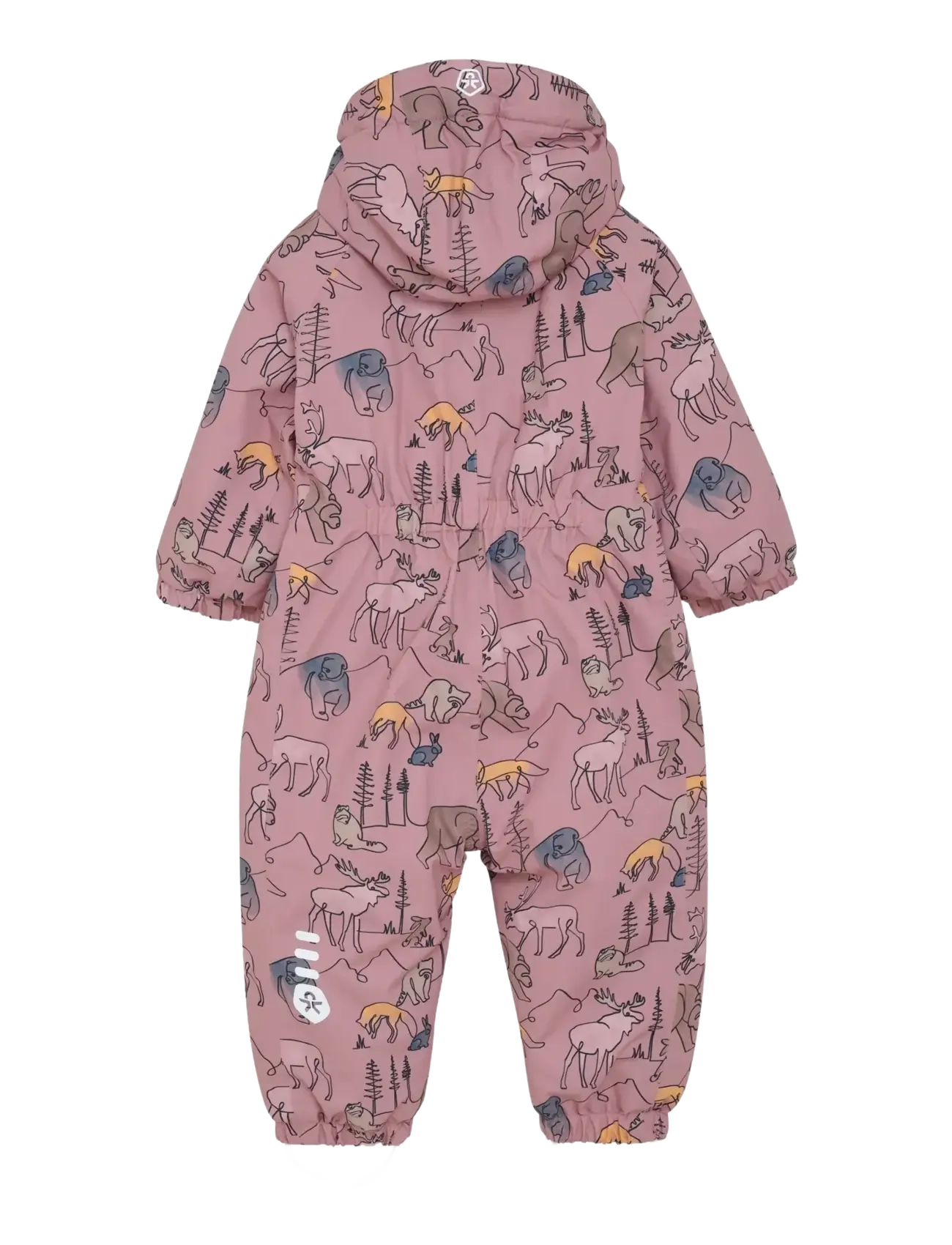 Color Kids - Baby Coverall - AOP - woodrose - 1