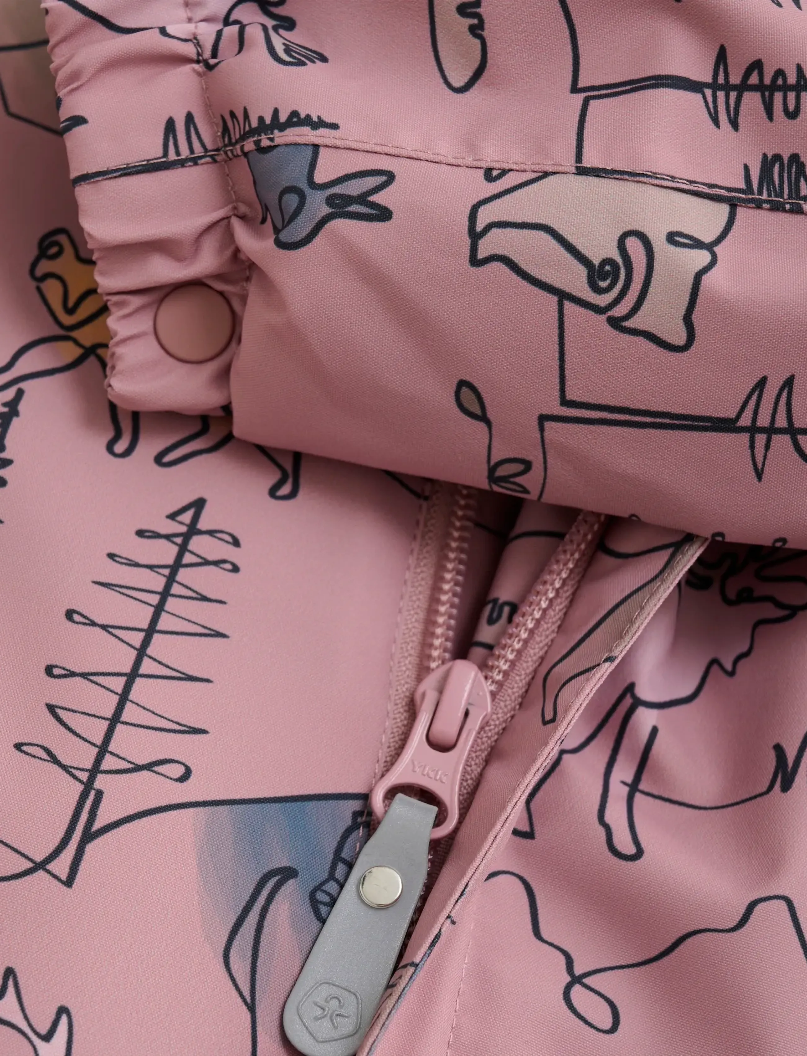 Color Kids - Baby Coverall - AOP - woodrose - 2