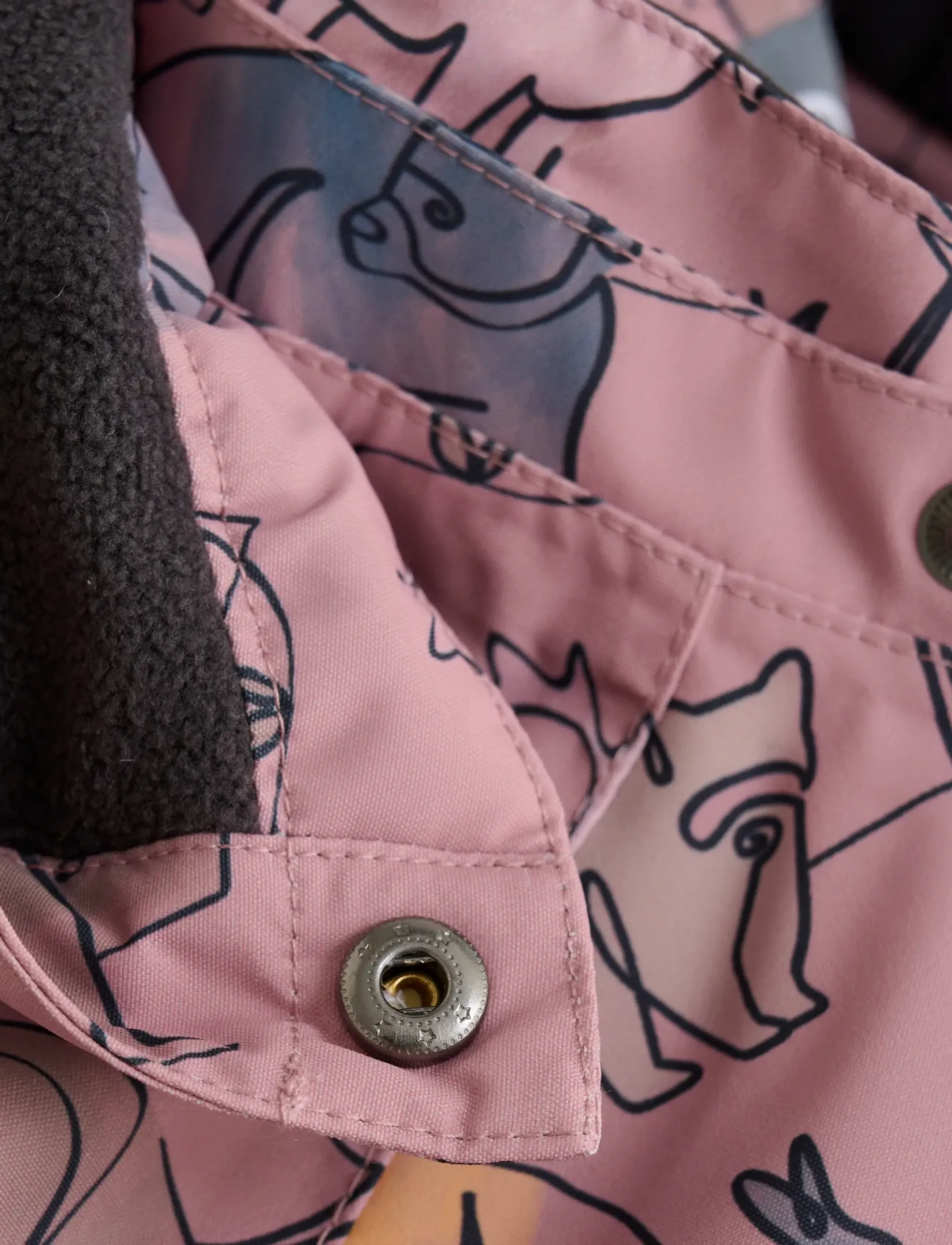 Color Kids - Baby Coverall - AOP - woodrose - 3
