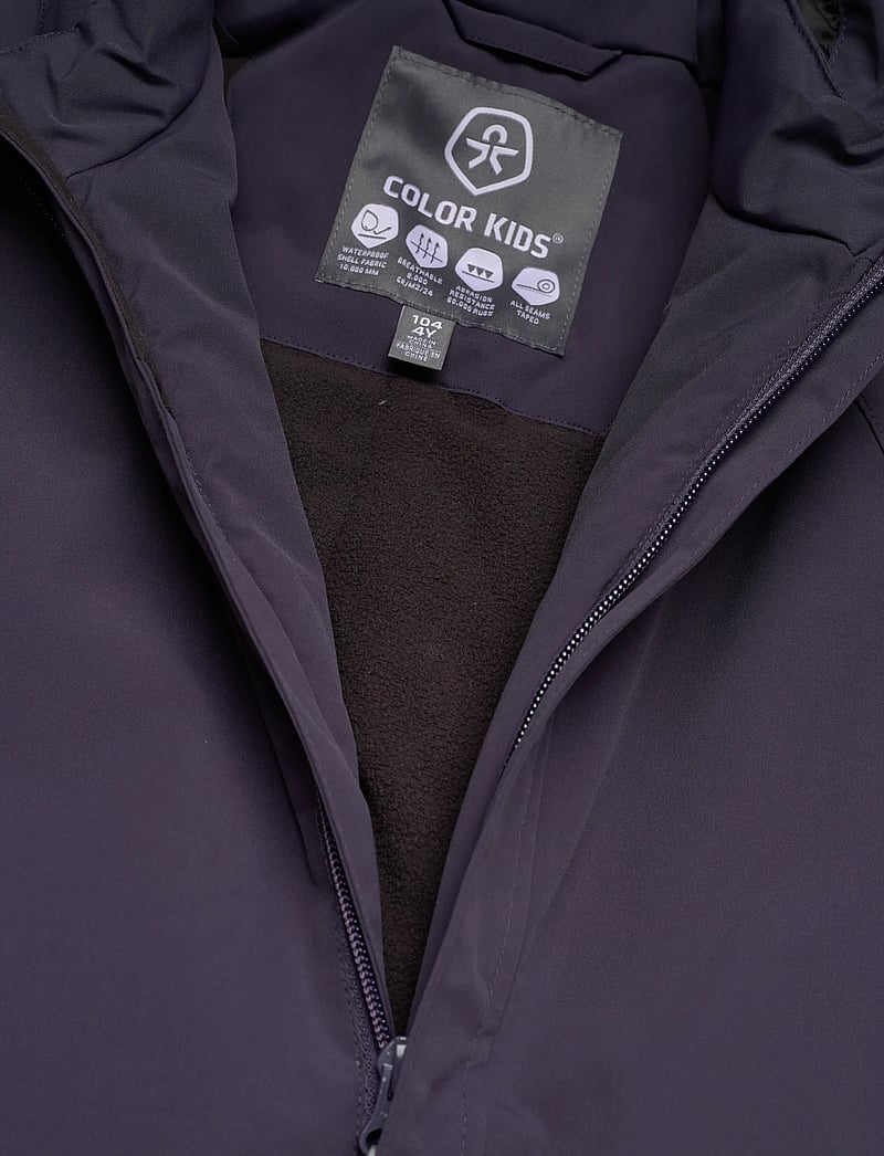 Color Kids - Baby Coverall - Solid - ytterkläder - graystone - 2