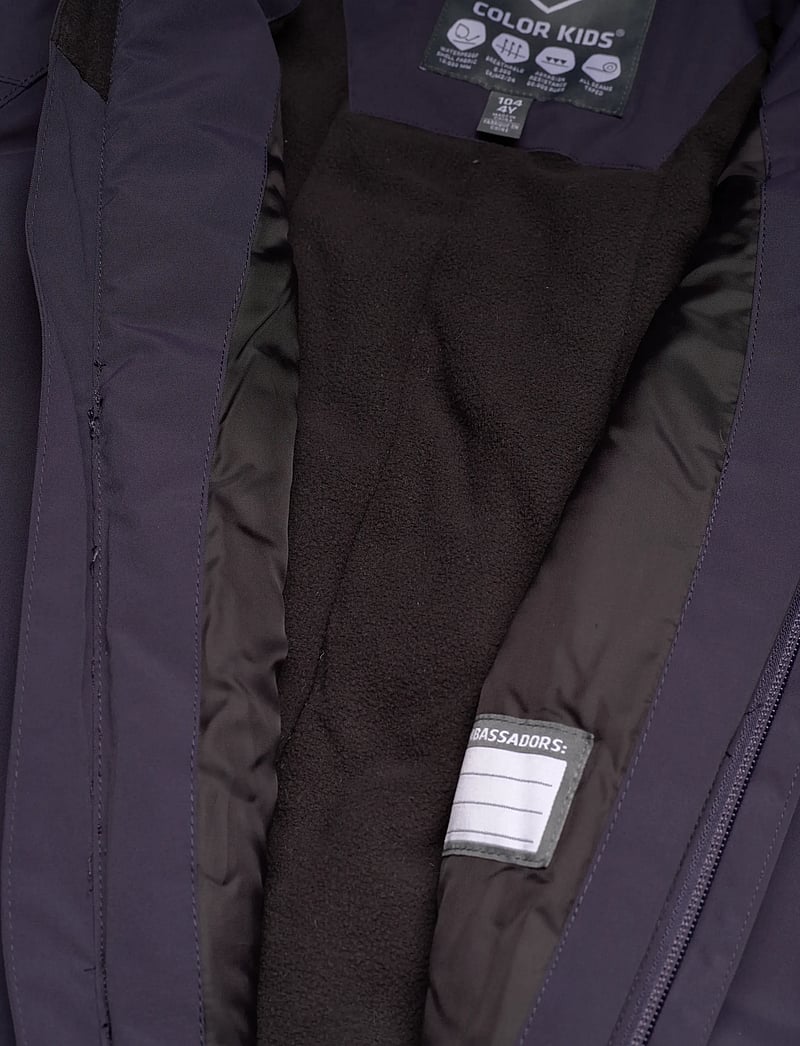 Color Kids - Baby Coverall - Solid - ytterkläder - graystone - 4