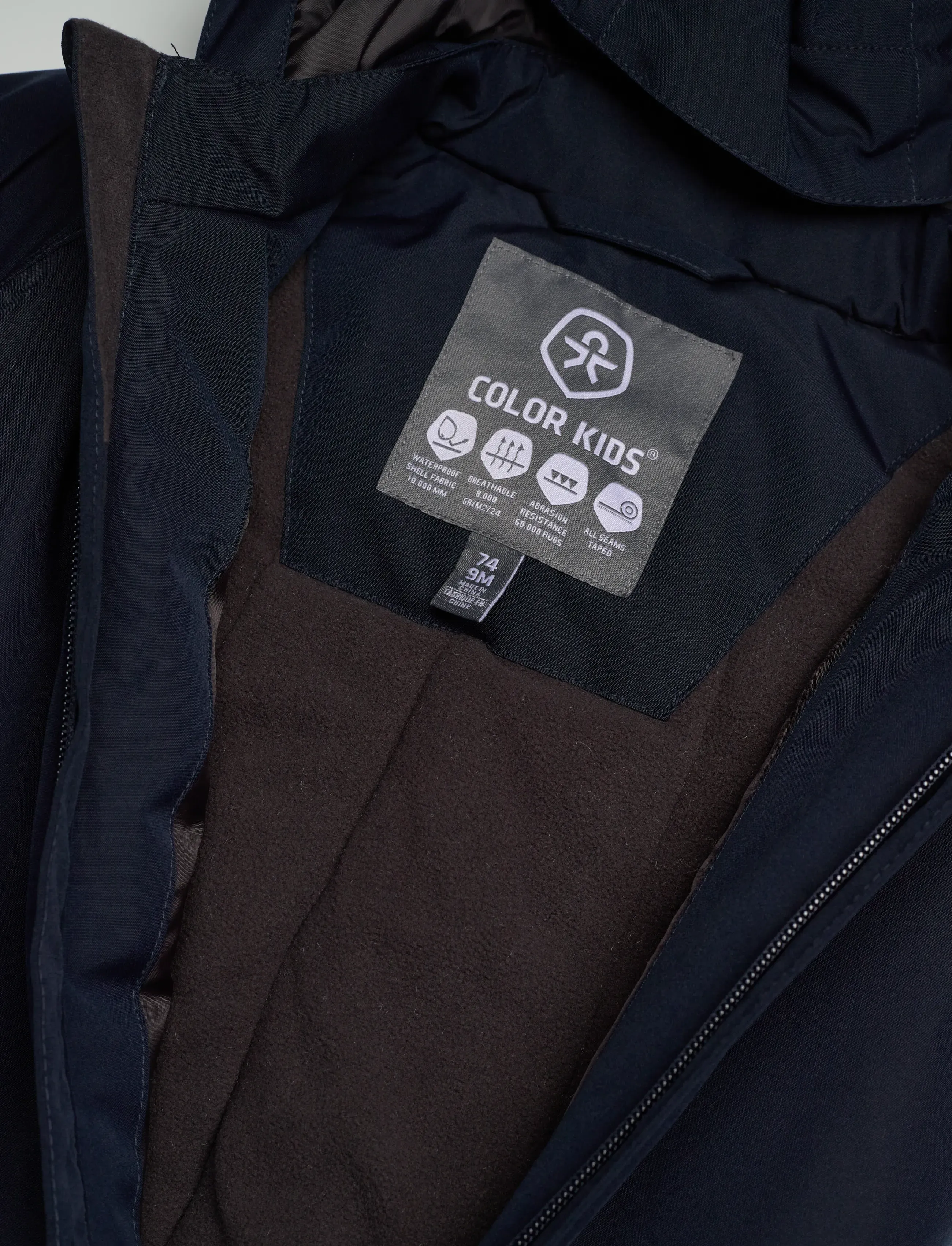 Color Kids - Baby Coverall -  Solid - lauko drabužiai - total eclipse - 2