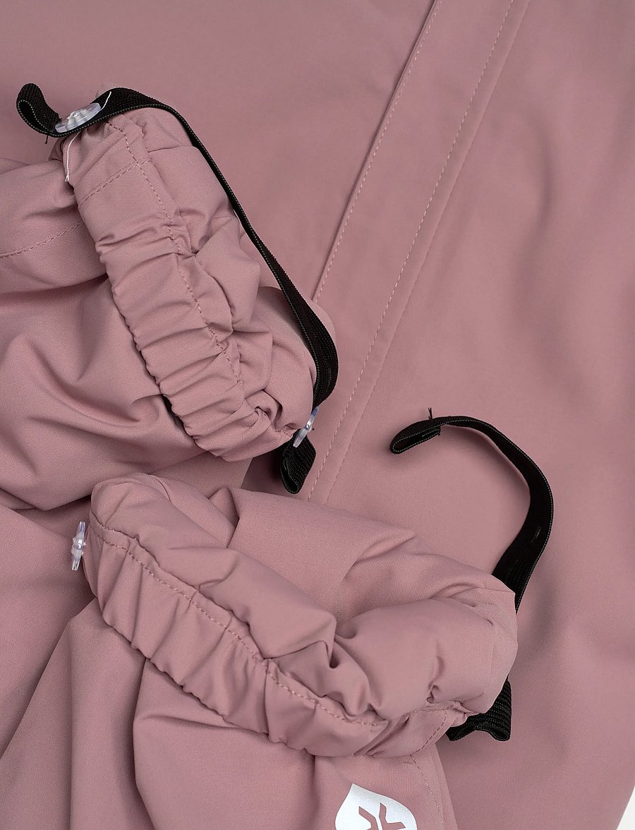Color Kids - Baby Coverall - Solid - ytterkläder - woodrose - 4