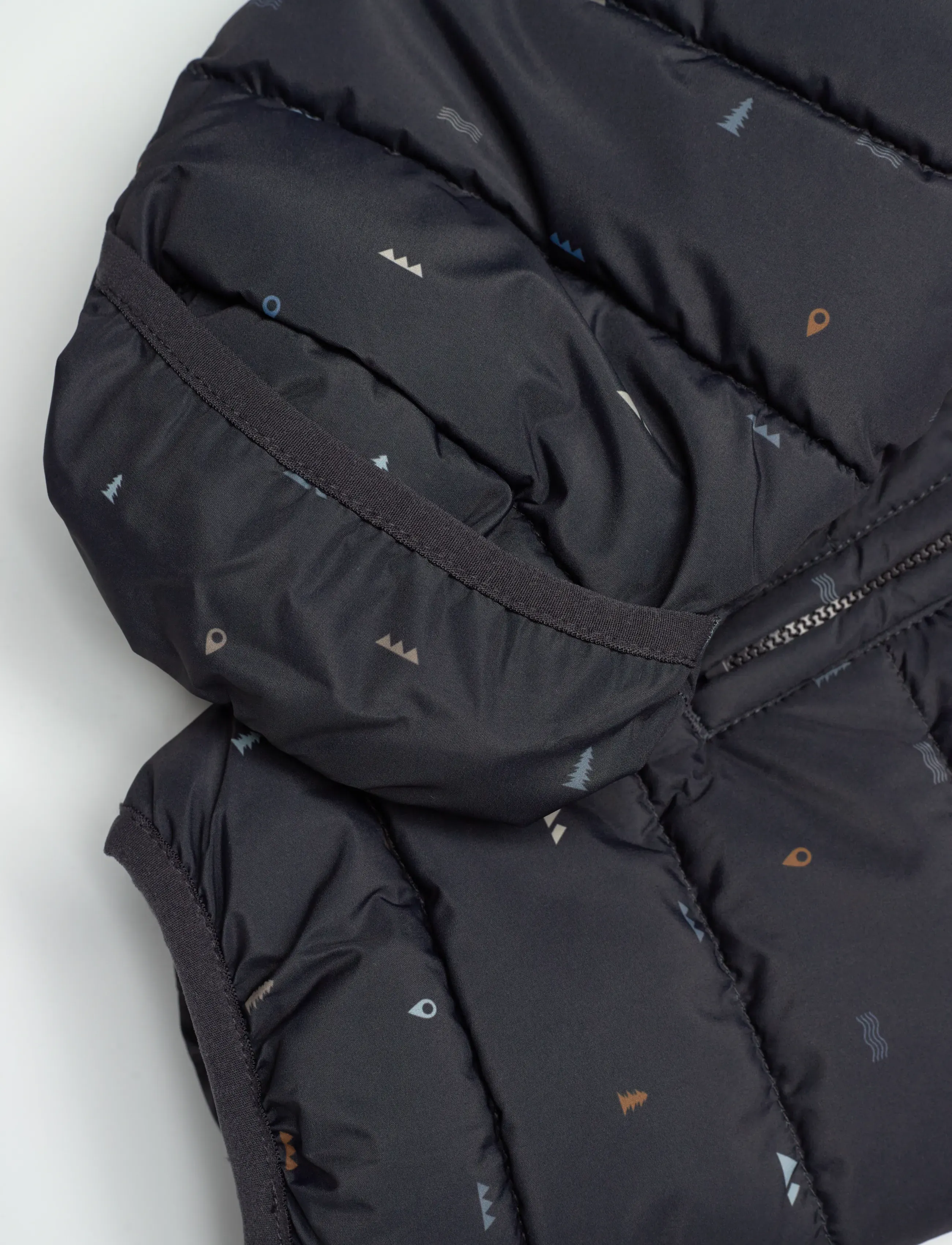 Color Kids - Baby Coverall - Quilt & AOP - outerwear - phantom - 4
