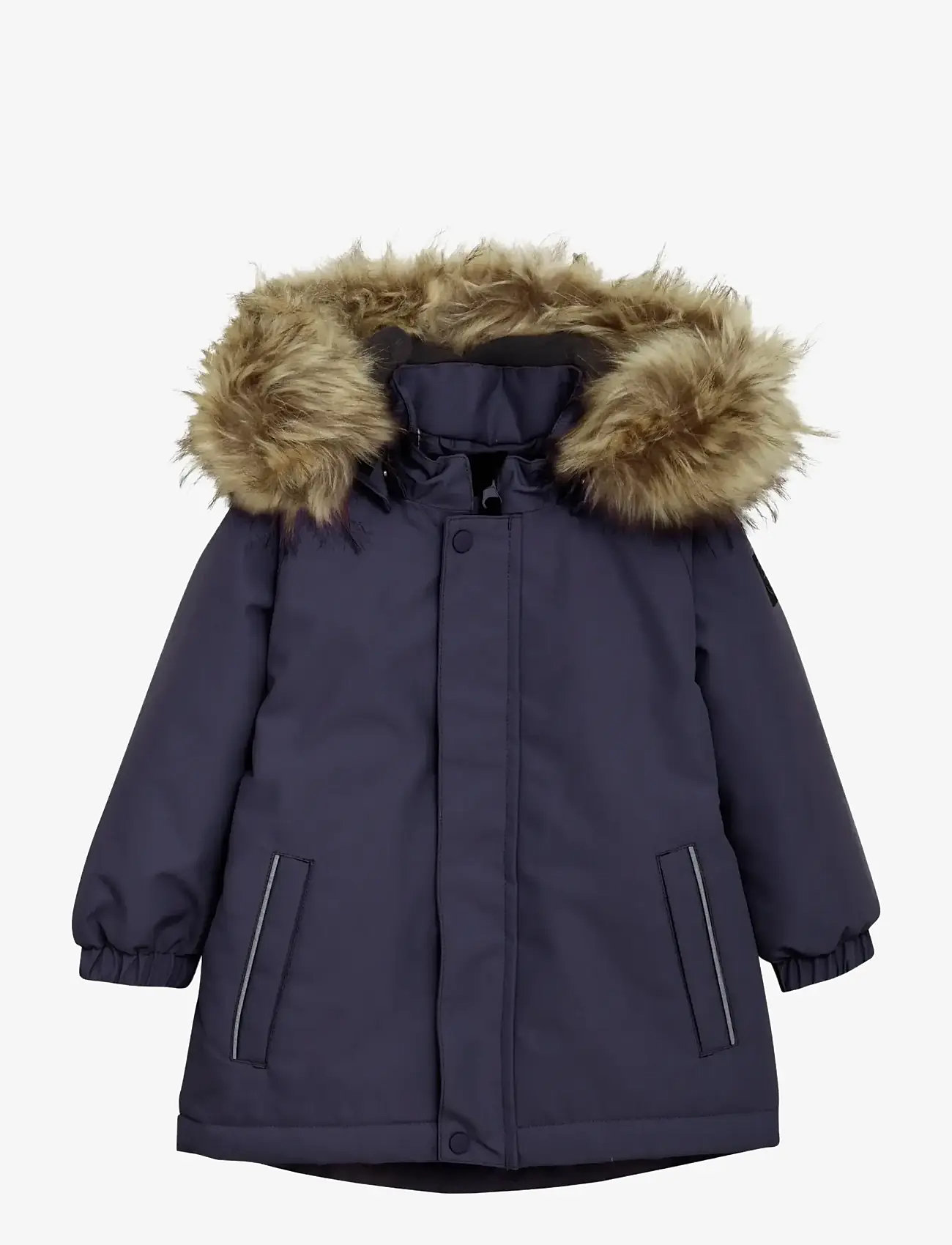 Color Kids - Baby Parka W. Fake Fur - isolerte jakker - graystone - 0