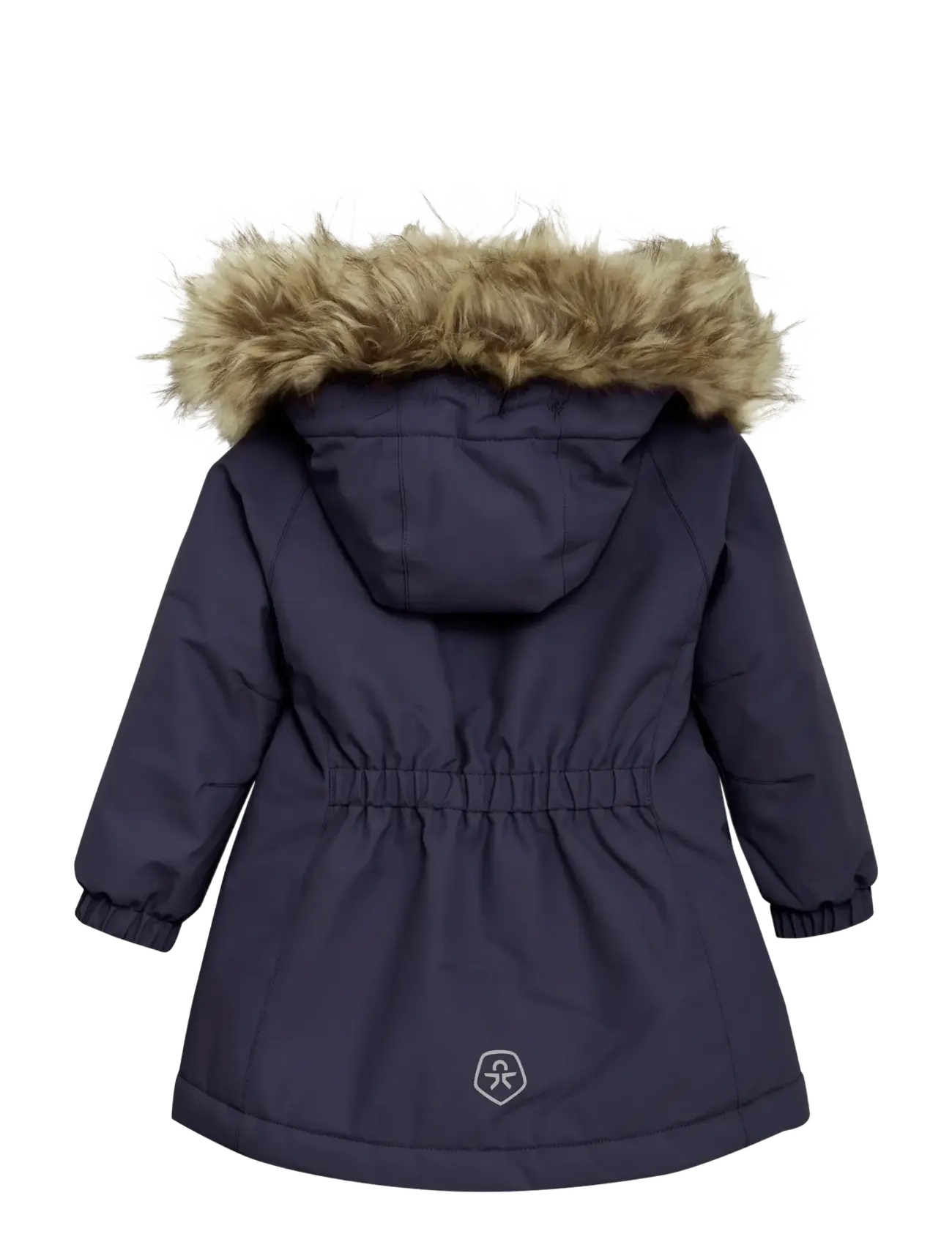 Color Kids - Baby Parka W. Fake Fur - isolierte jacken - graystone - 1