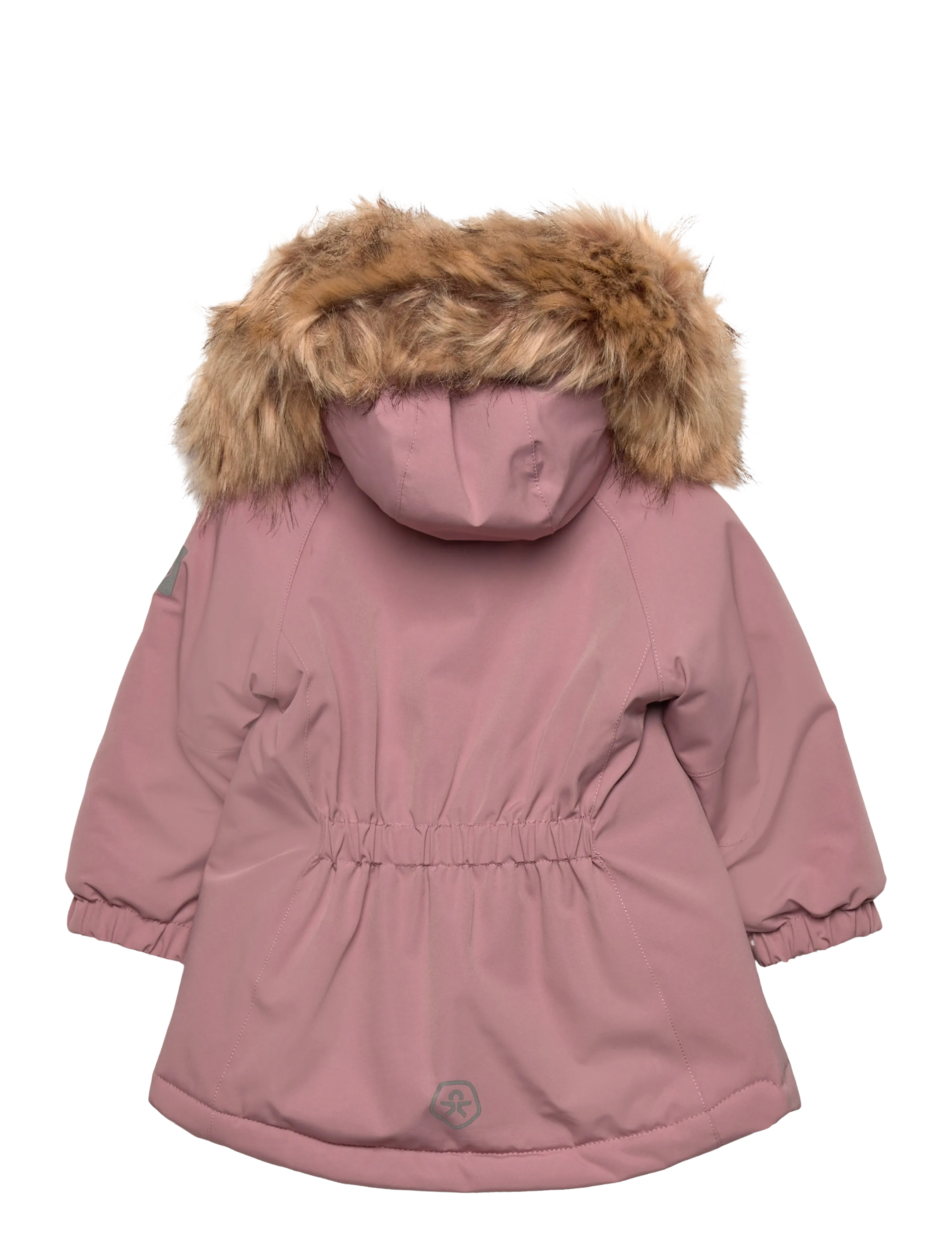 Color Kids - Baby Parka W. Fake Fur - isolierte jacken - woodrose - 1