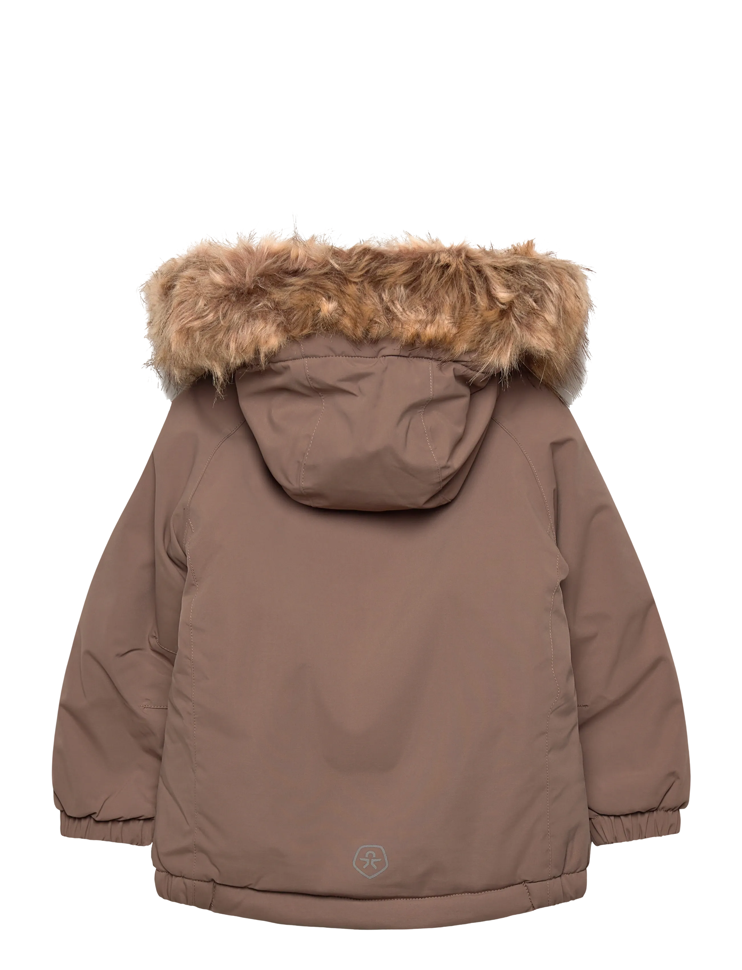 Color Kids - Baby Parka W. Fake Fur - vestes thermo-isolantes - fossil - 1