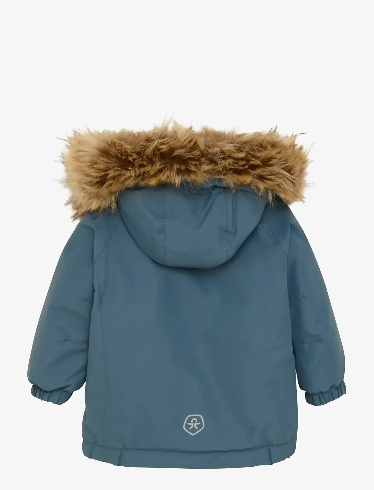 Color Kids - Baby Parka W. Fake Fur - isolerede jakker - stormy weather - 1