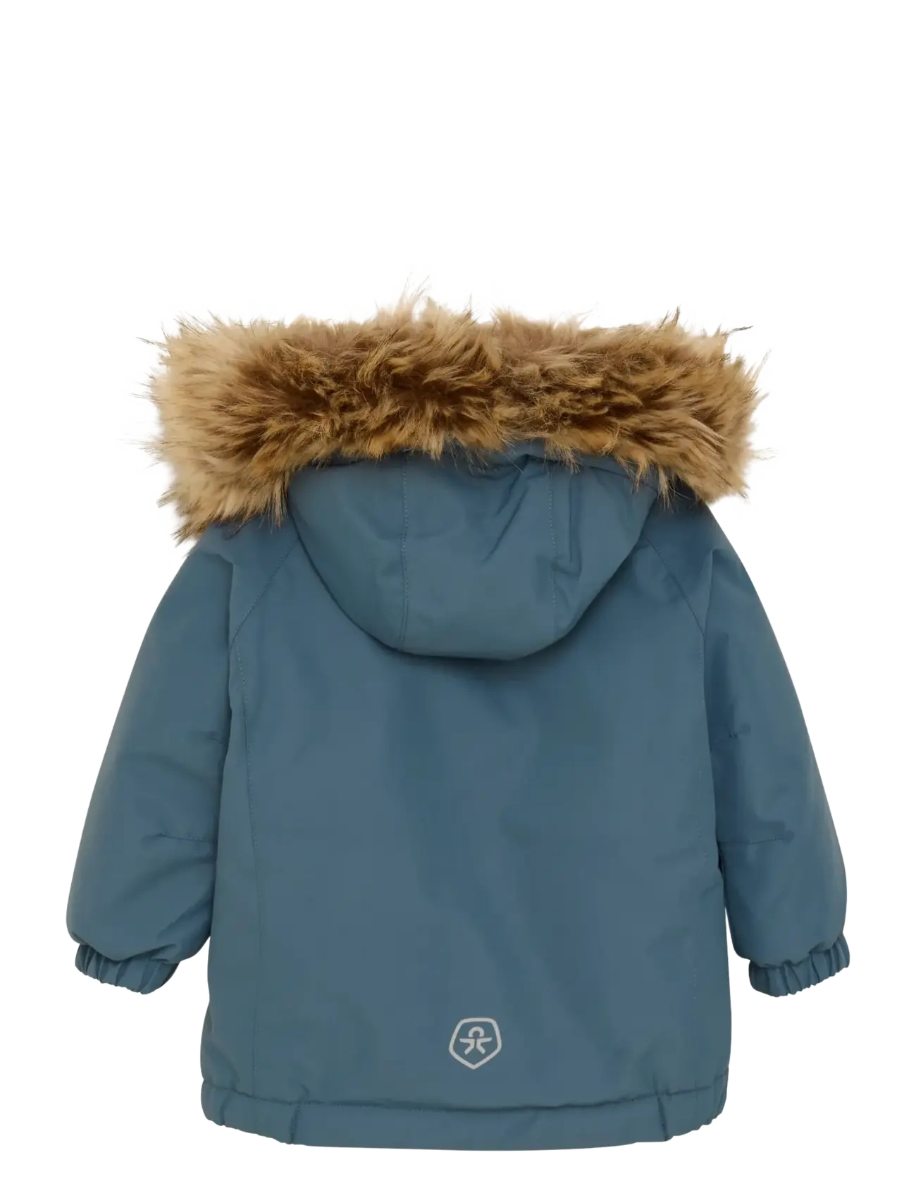 Color Kids - Baby Parka W. Fake Fur - overtøj - stormy weather - 1