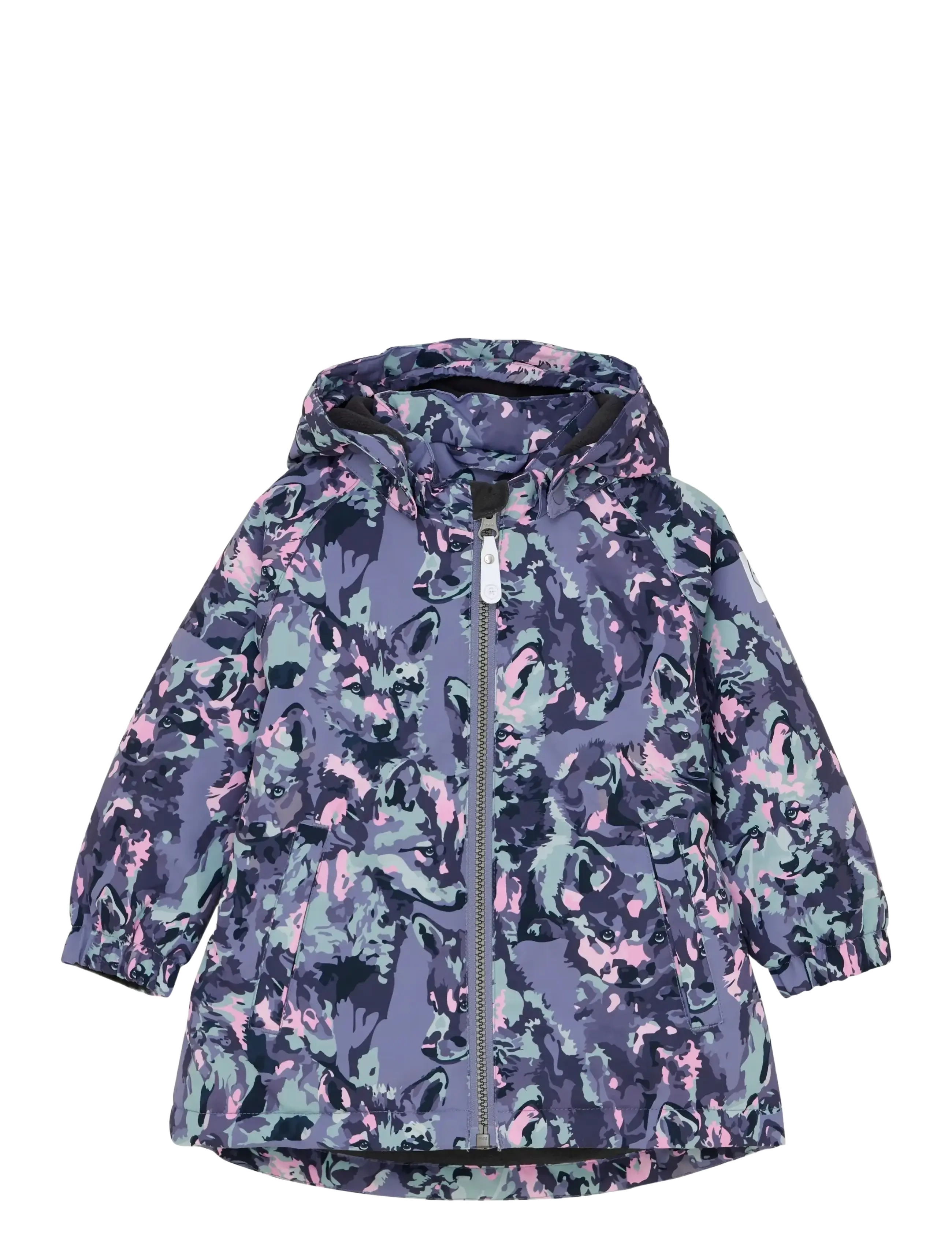 Color Kids Baby Jacket - AOP - Talisport - BLUE GRANITE / purple