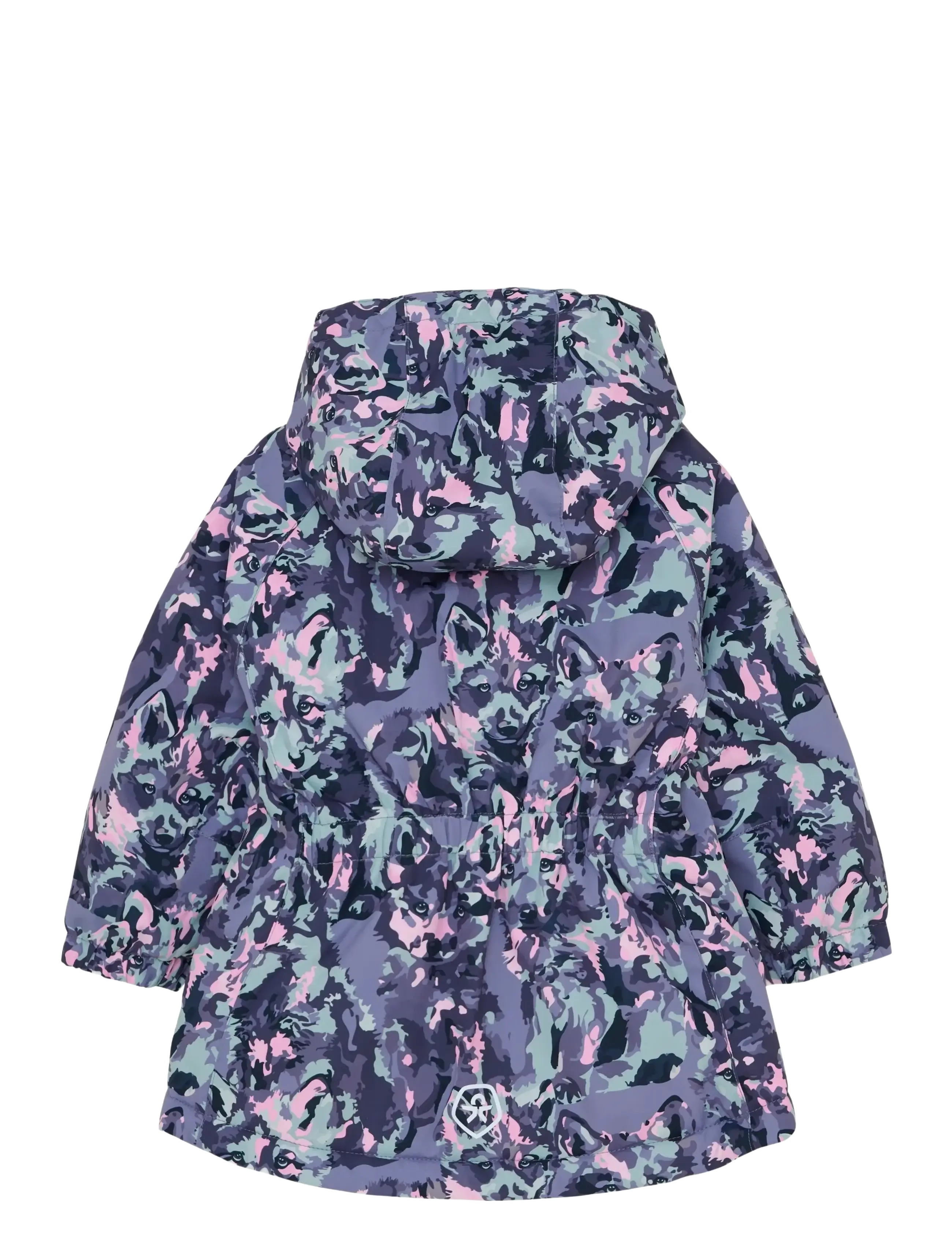 Color Kids - Baby Jacket - AOP - vinterjakker - blue granite - 1