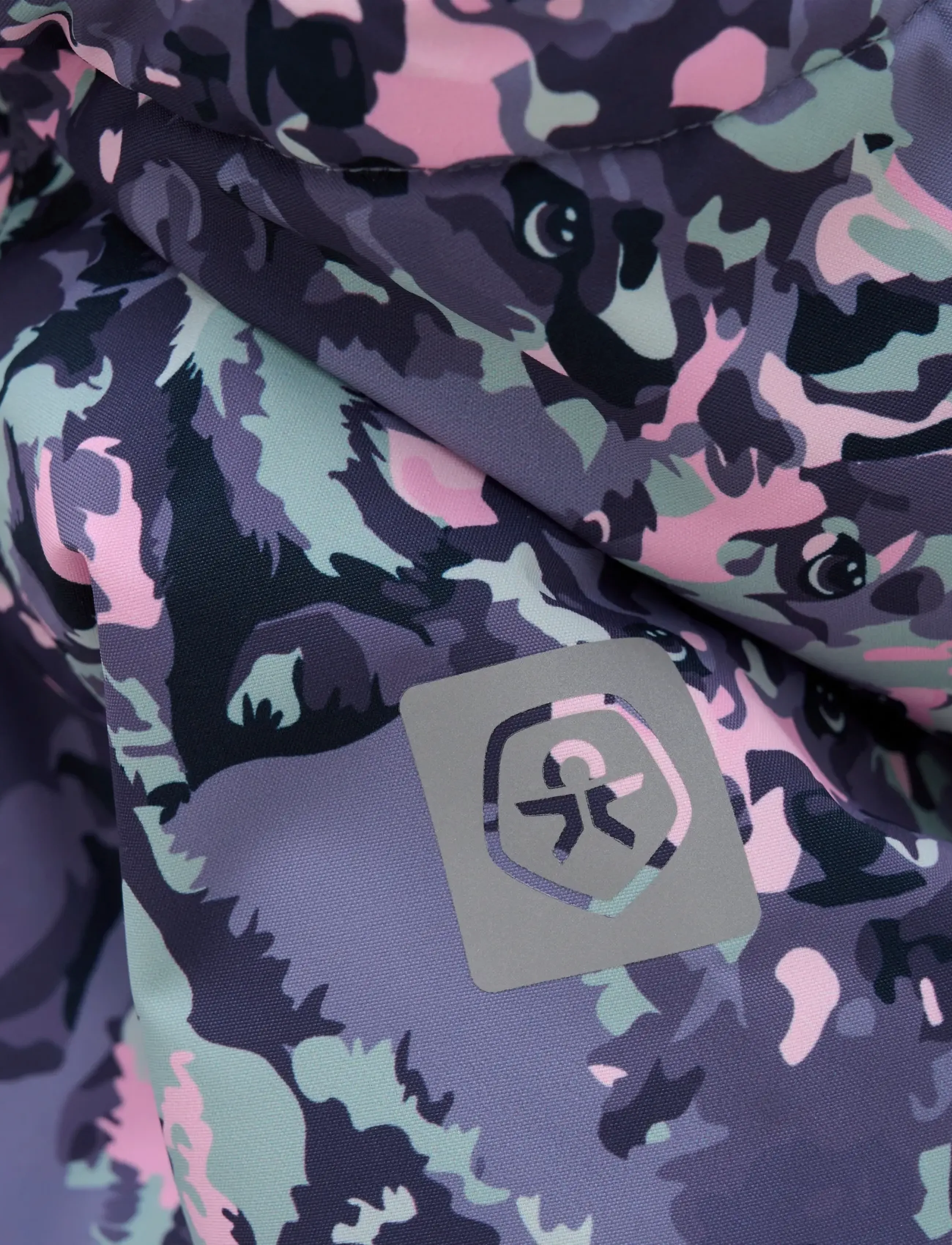 Color Kids - Baby Jacket - AOP - vinterjakker - blue granite - 2