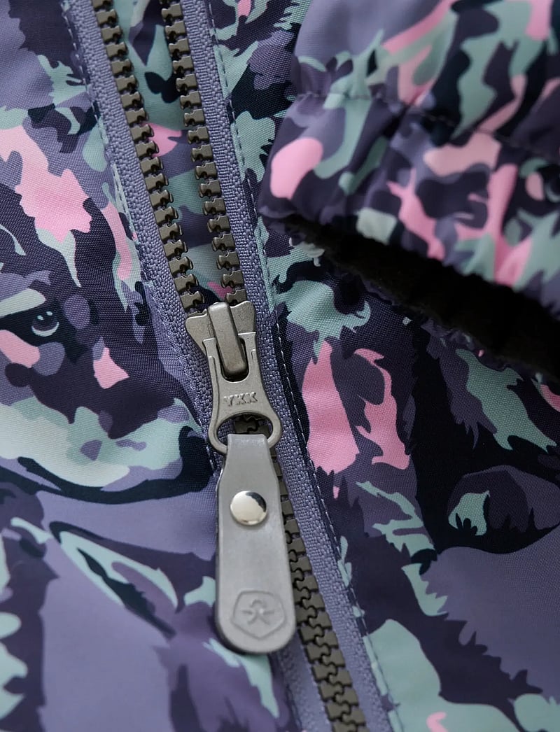 Color Kids - Baby Jacket - AOP - overtøj - blue granite - 3