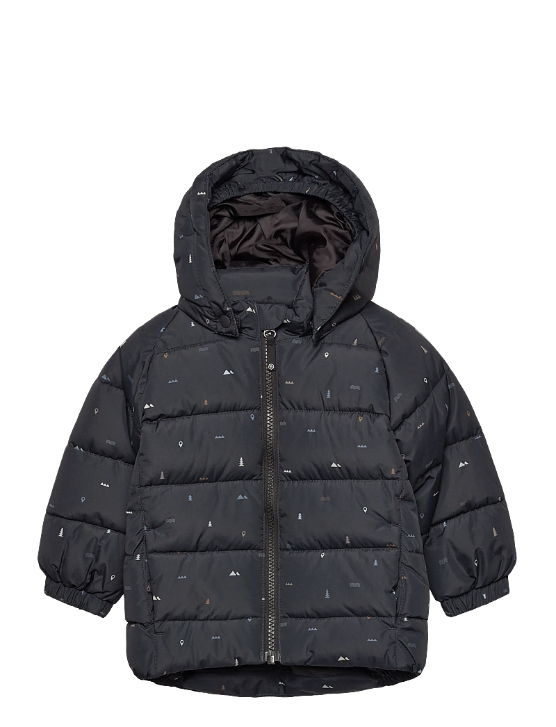 Color Kids - Baby Jacket - Quilt & AOP - quiltede jakker - phantom - 0