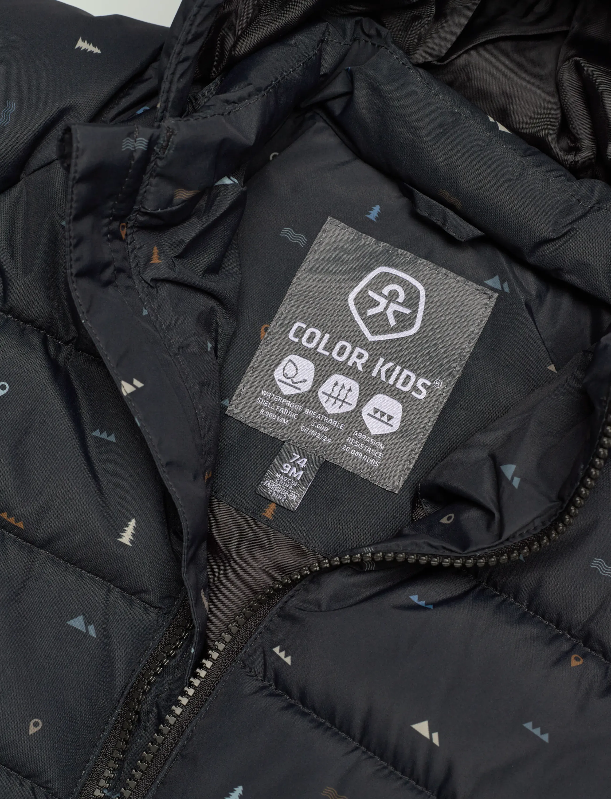 Color Kids - Baby Jacket - Quilt & AOP - tepitud jakid - phantom - 2